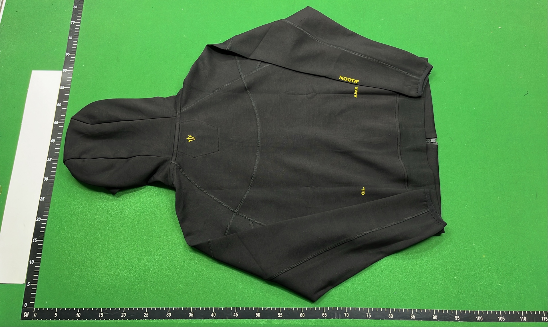 Nike Nocturnal Full-Zip Hoodie Jacket - Black with Yellow Logo
