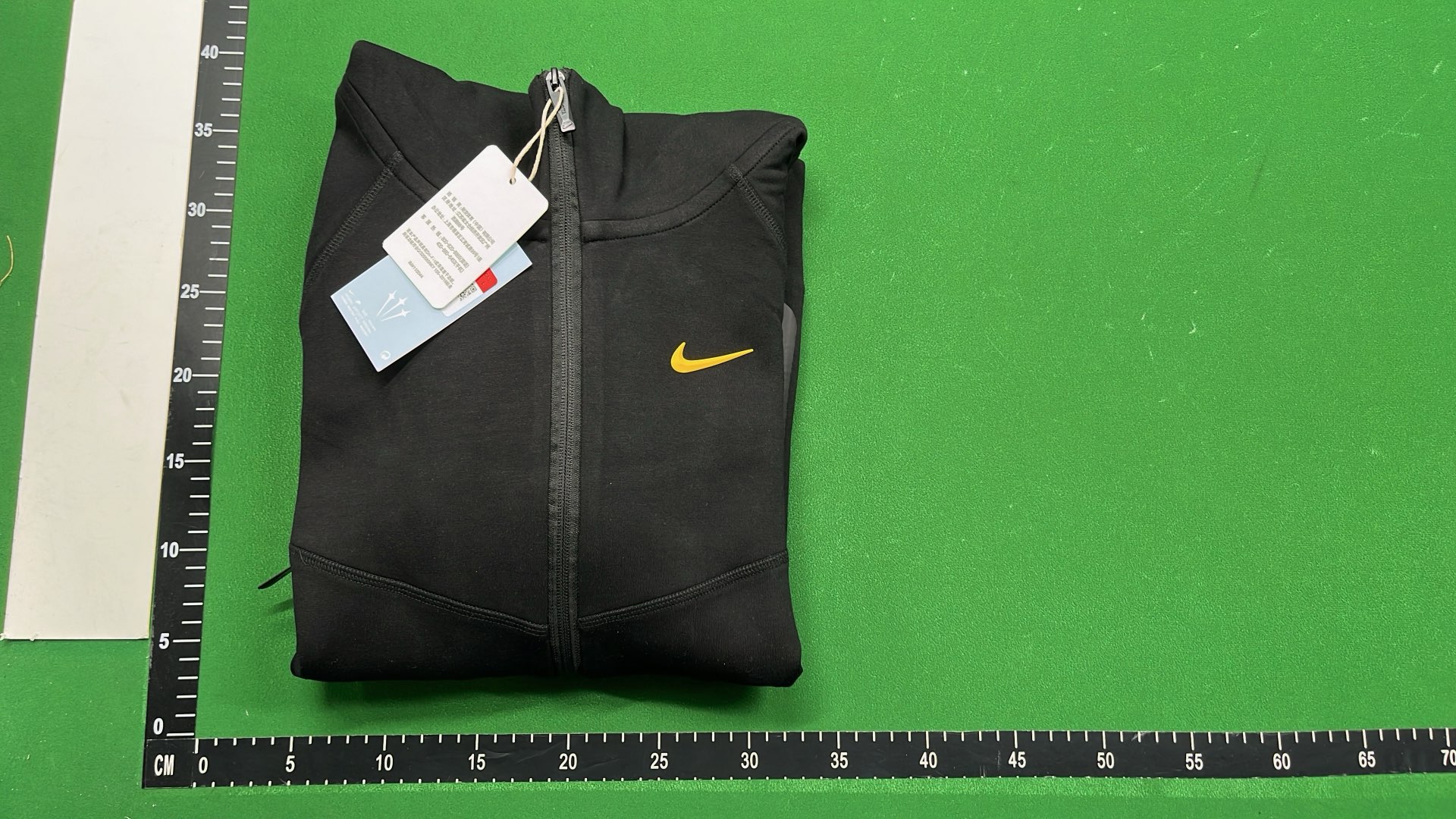 Nike Nocturnal Full-Zip Hoodie Jacket - Black with Yellow Logo
