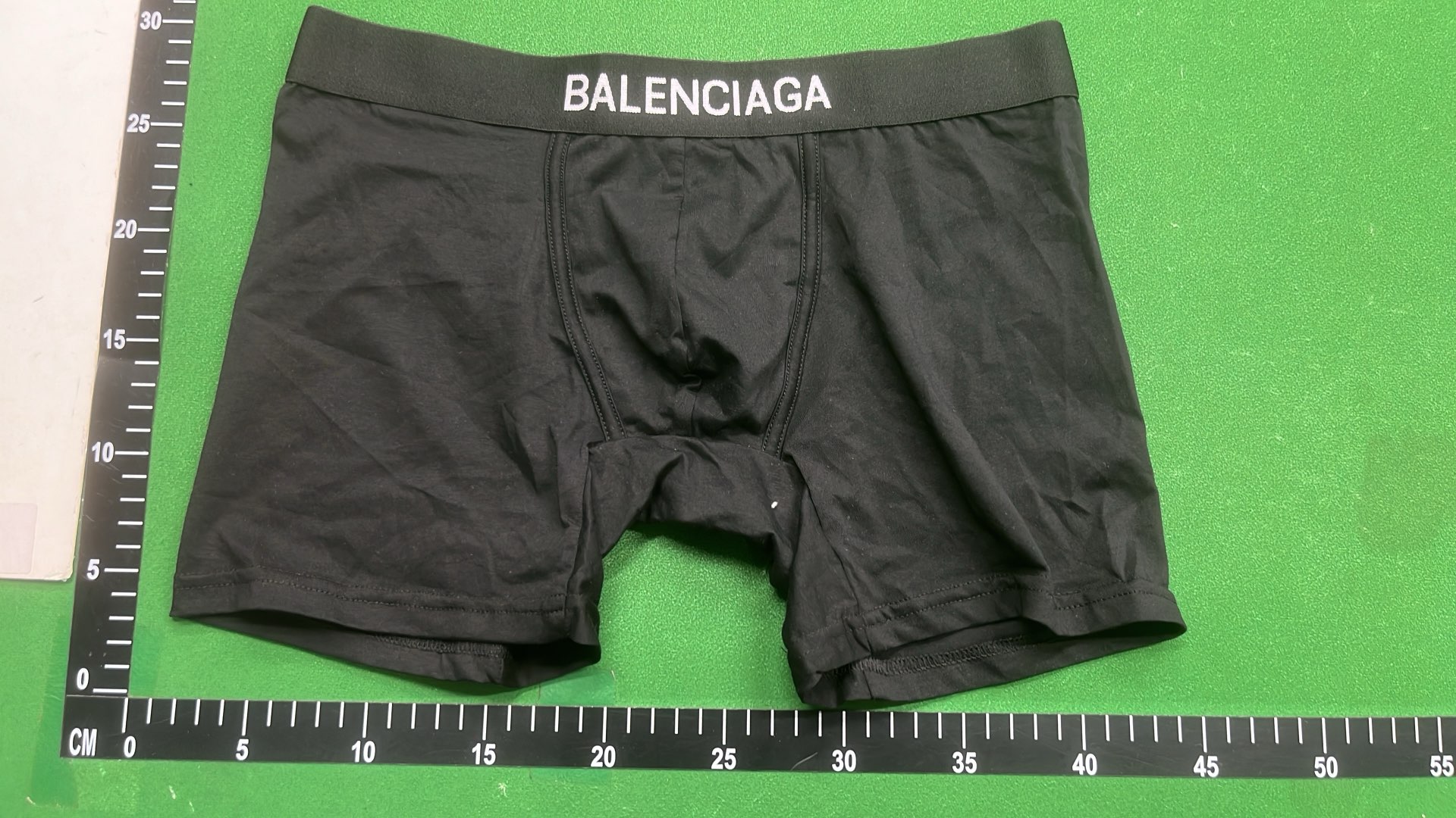 Balenciaga Men's Black Underwear Set - Logo Waistband