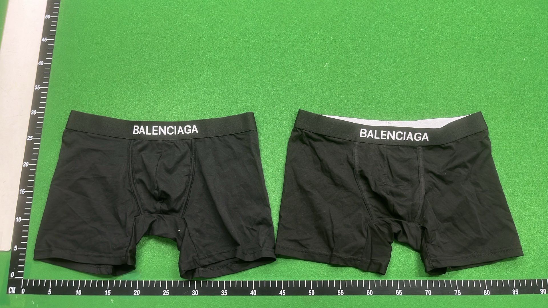 Balenciaga Men's Black Underwear Set - Logo Waistband