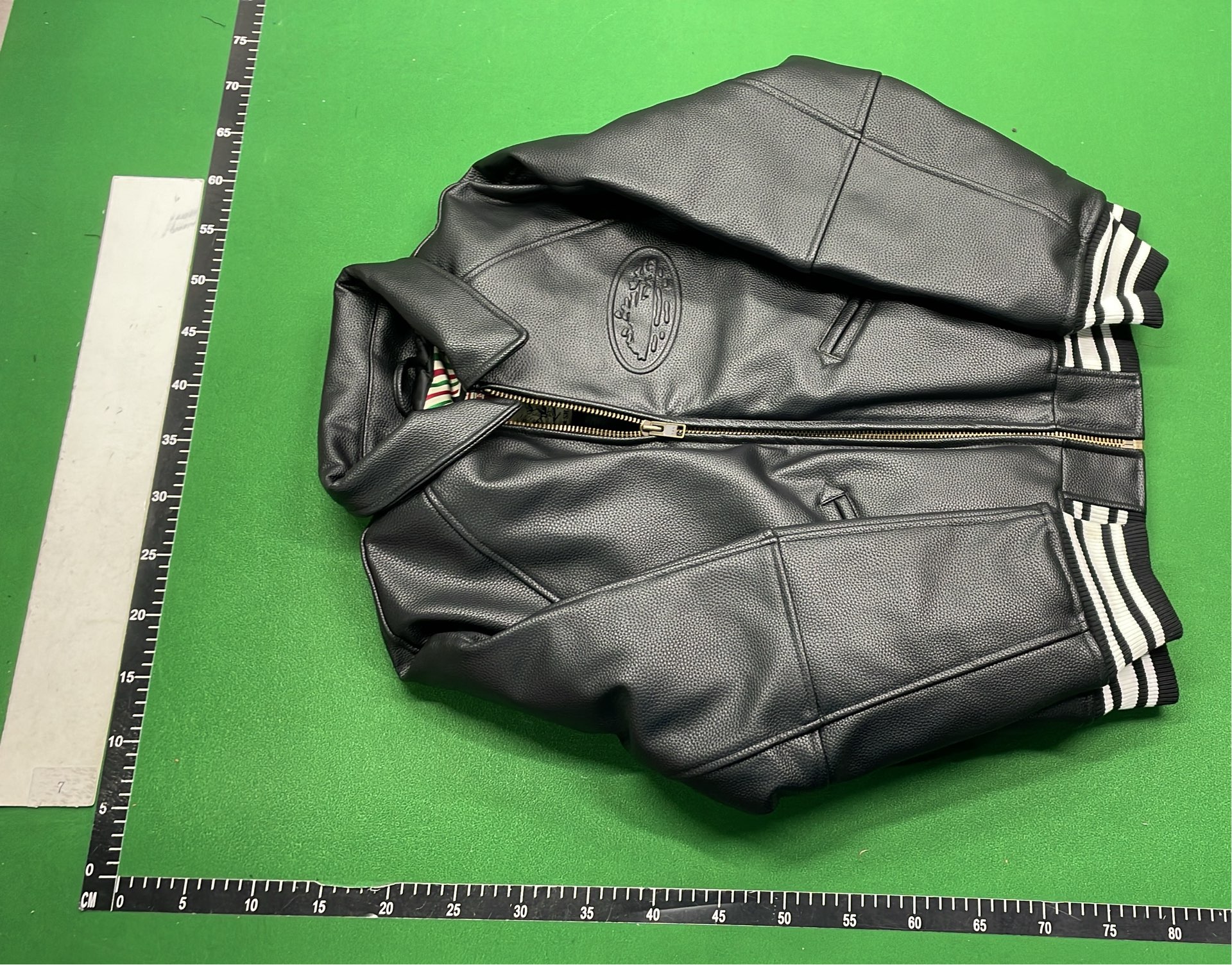Bape x Coach Leather Moto Jacket Black