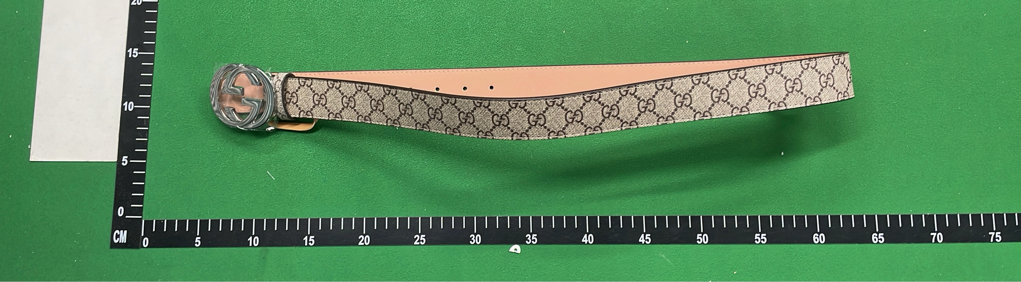 Gucci Interlocking G Belt in Black Monogram Canvas