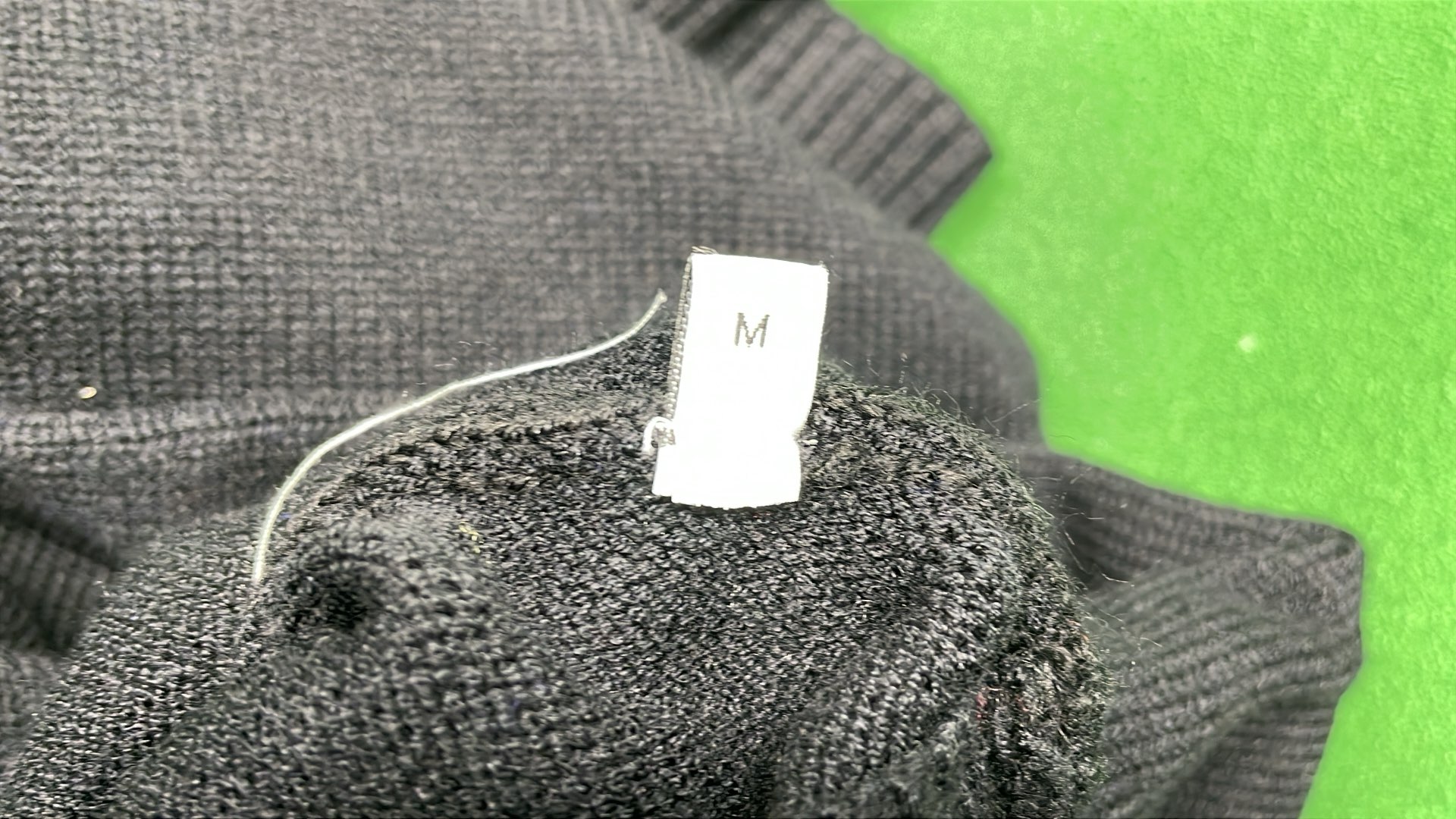 White Knit Sweater with Red Heart and A Logo