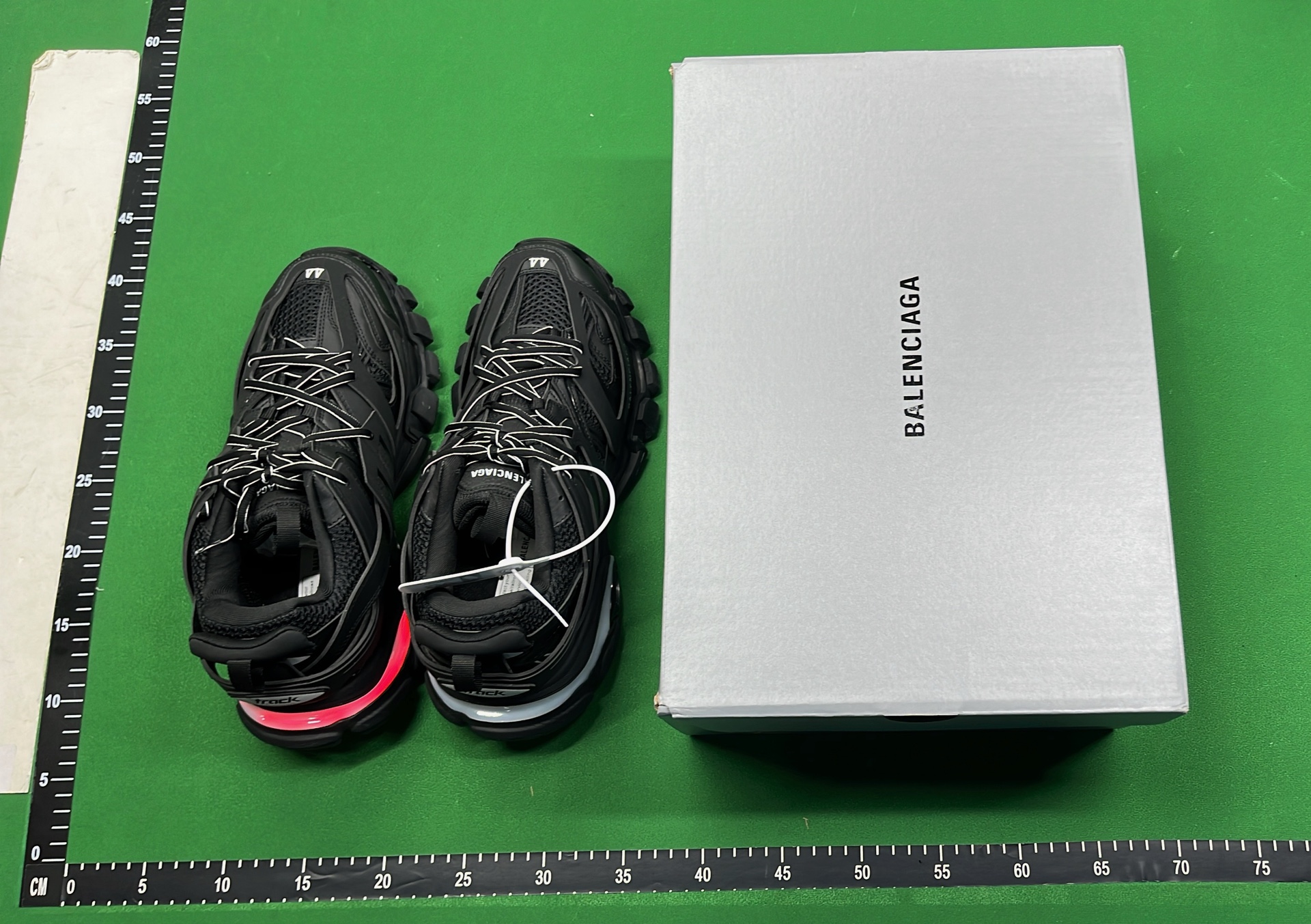 Balenciaga Triple S Sneakers Black Grey Mesh Leather