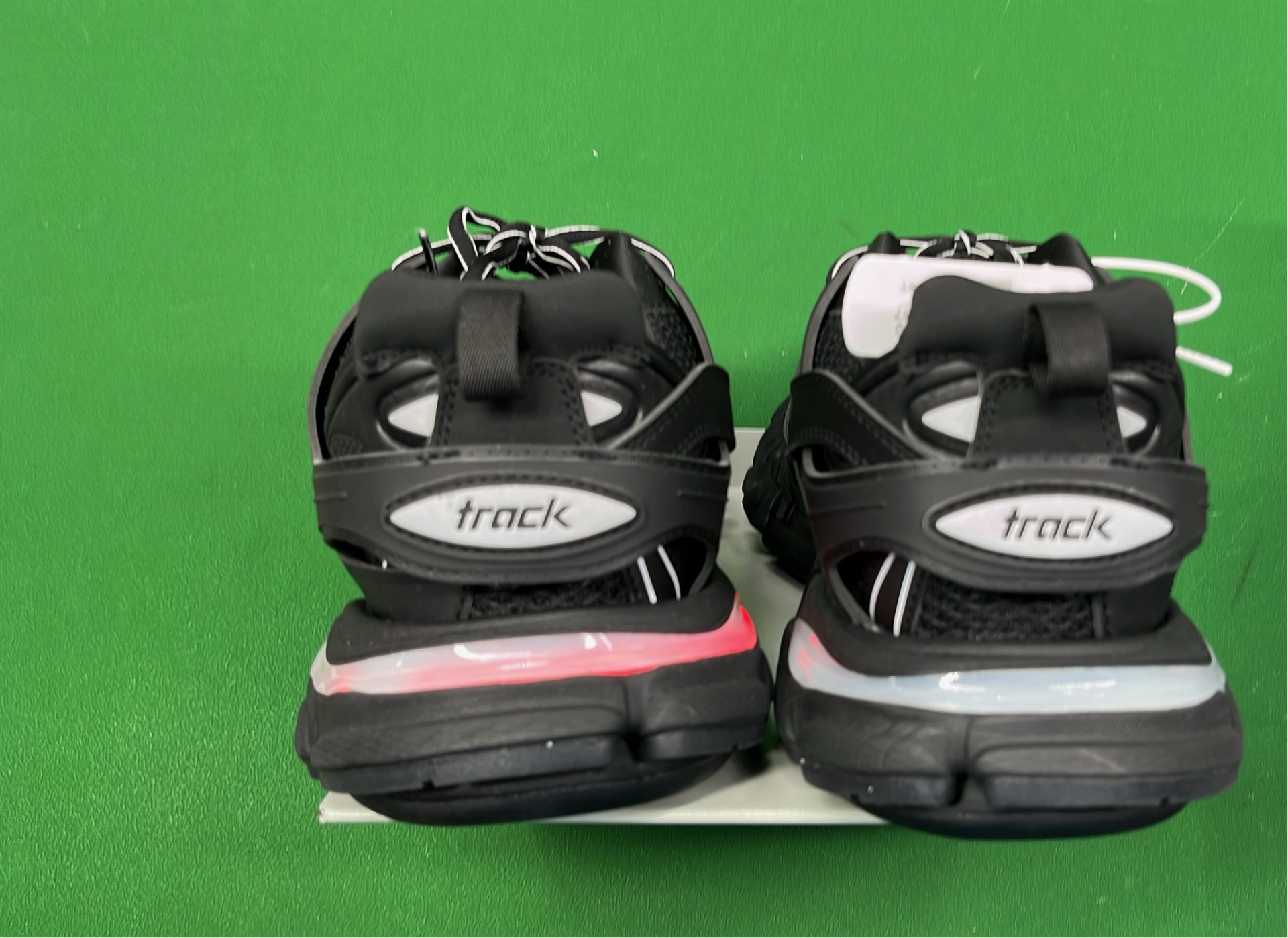 Balenciaga Triple S Sneakers Black Grey Mesh Leather