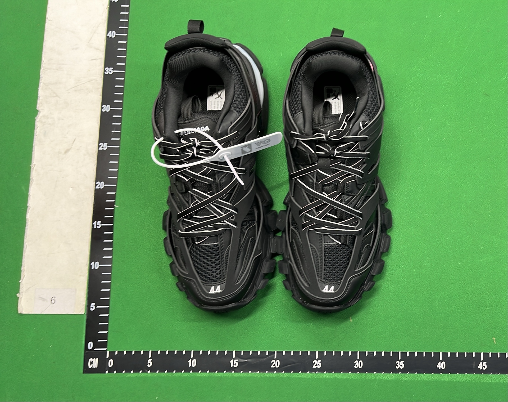 Balenciaga Triple S Sneakers Black Grey Mesh Leather