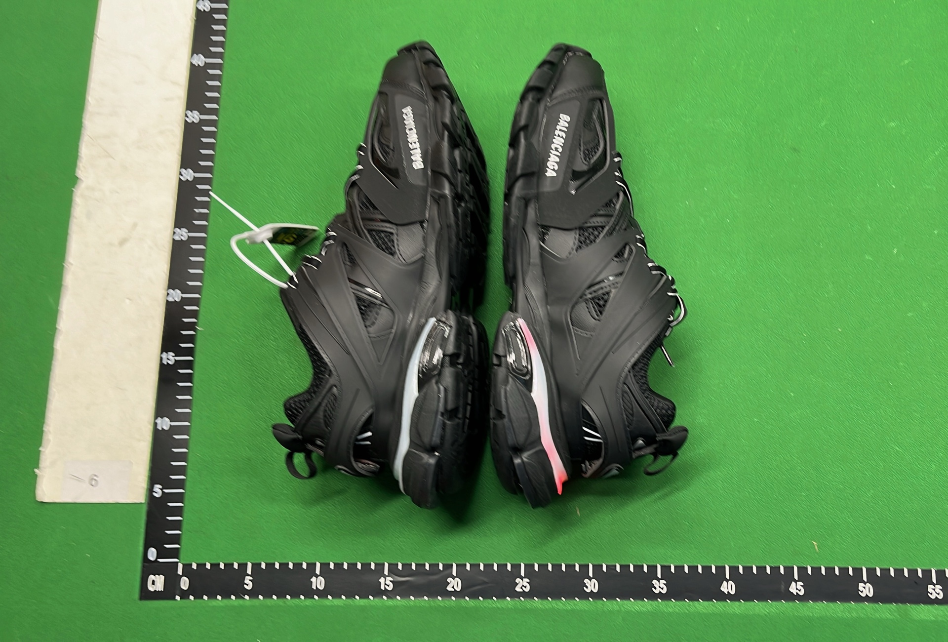 Balenciaga Triple S Sneakers Black Grey Mesh Leather