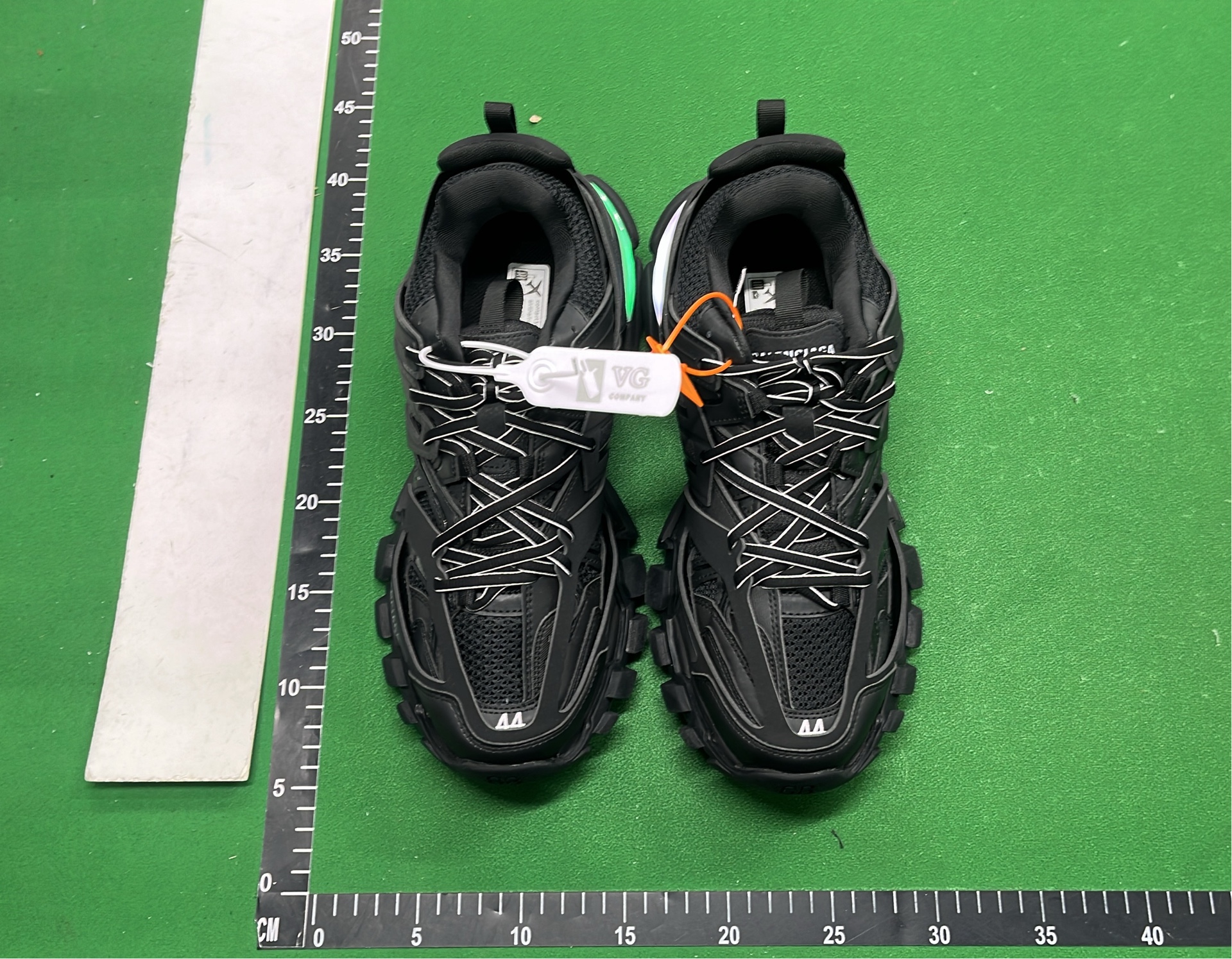 Balenciaga Triple S Sneakers Black Grey Mesh Leather