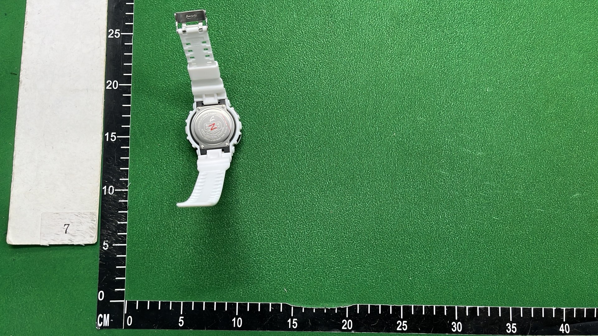 Casio G-Shock GA-110 White Resin Watch with Black Dial