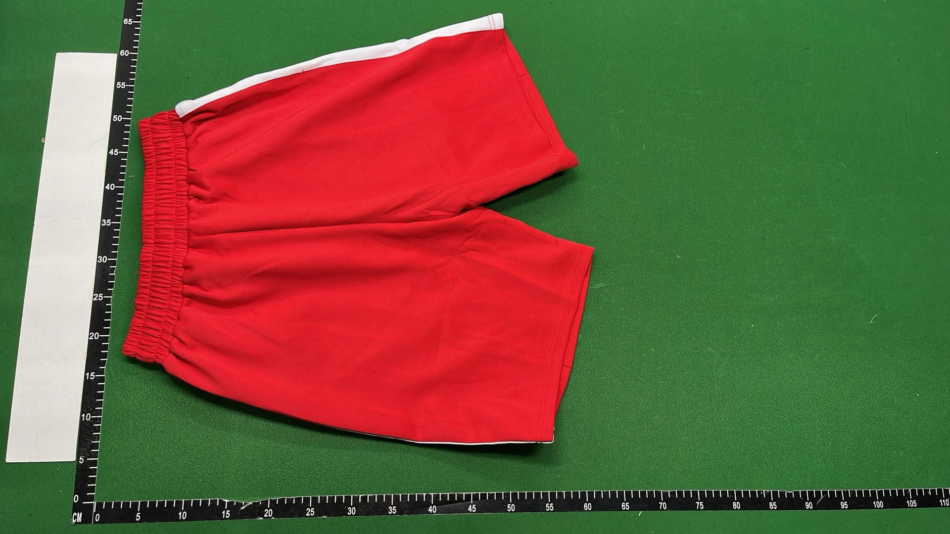 Palm Angels Light Blue Track Shorts with Side Stripes