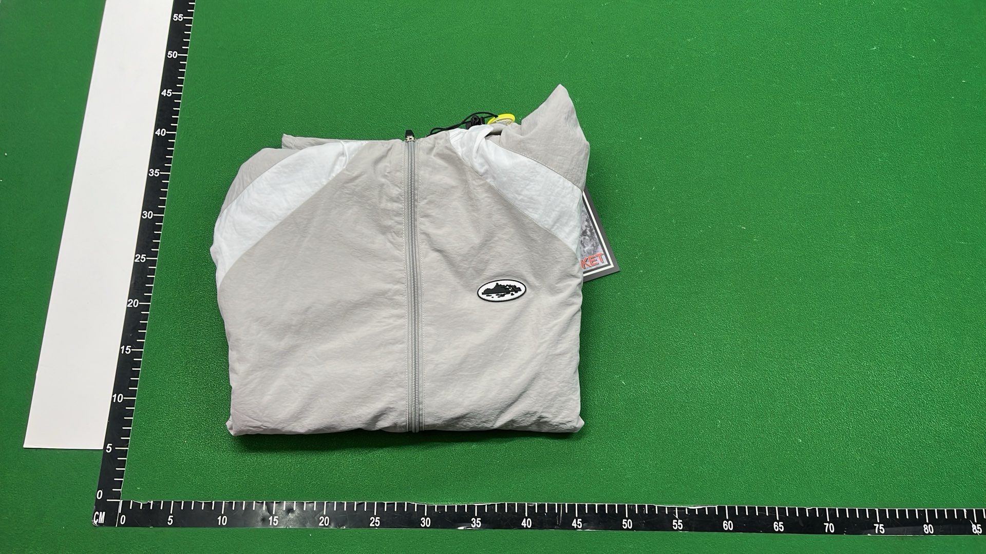 Lightweight Windbreaker Jacket - Black, Yellow, White