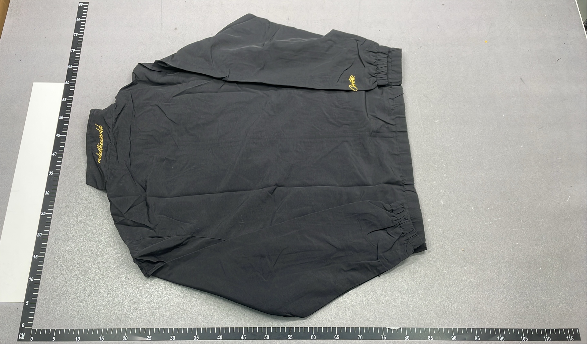 SIXSIXSEPT Navy Blue Windbreaker Jacket with Embroidered Logo