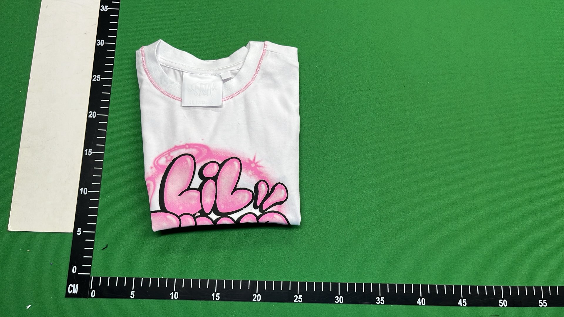 Pink Abstract Design T-Shirt for Women - Black and White Options