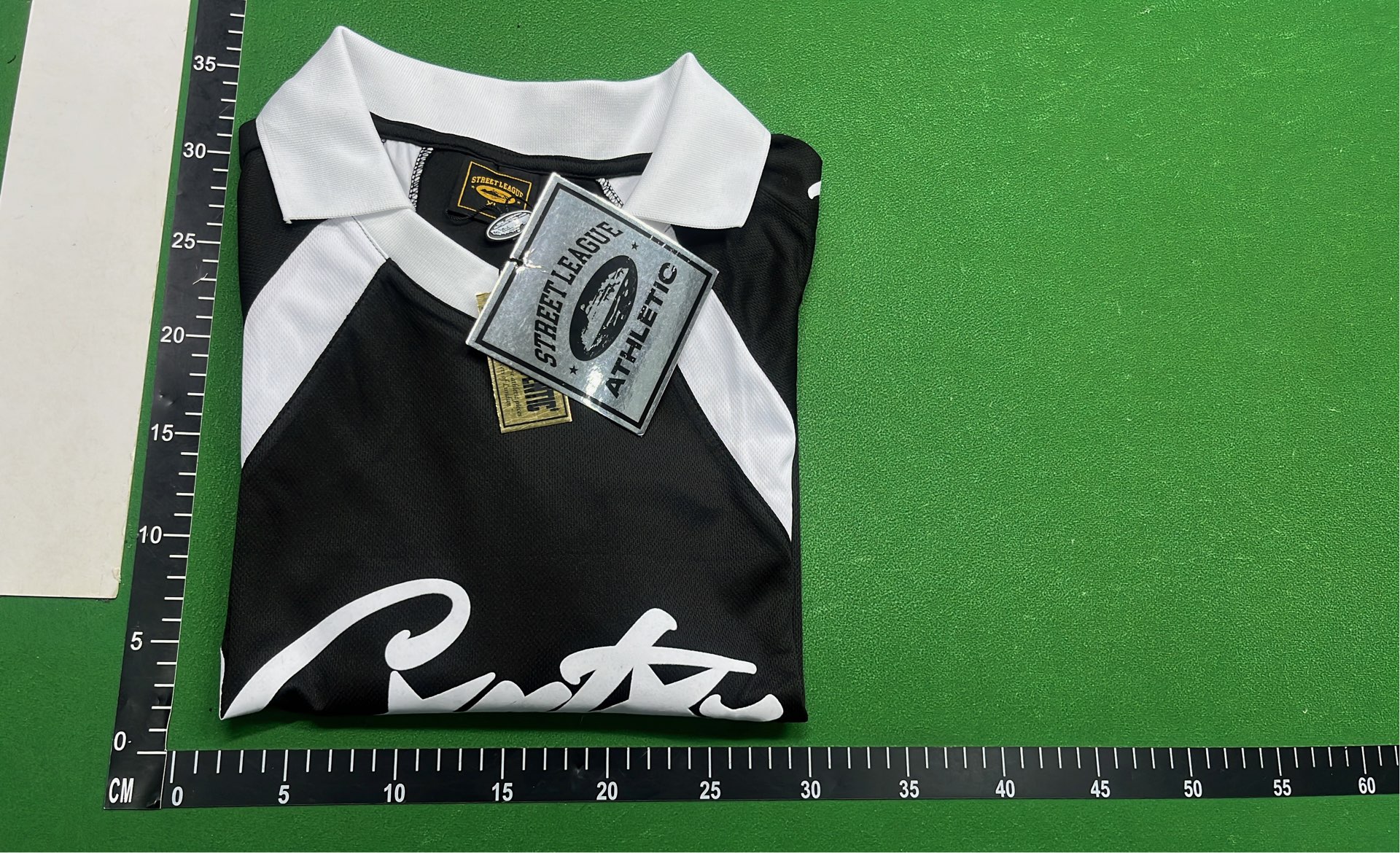 Black and White Cafe Graphic Jersey T-Shirt
