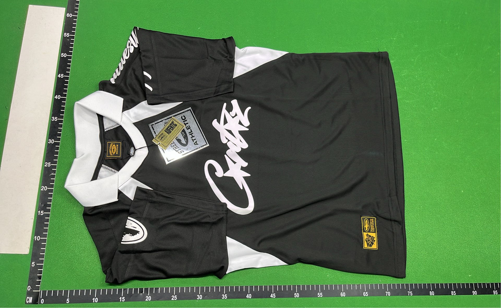 Black and White Cafe Graphic Jersey T-Shirt