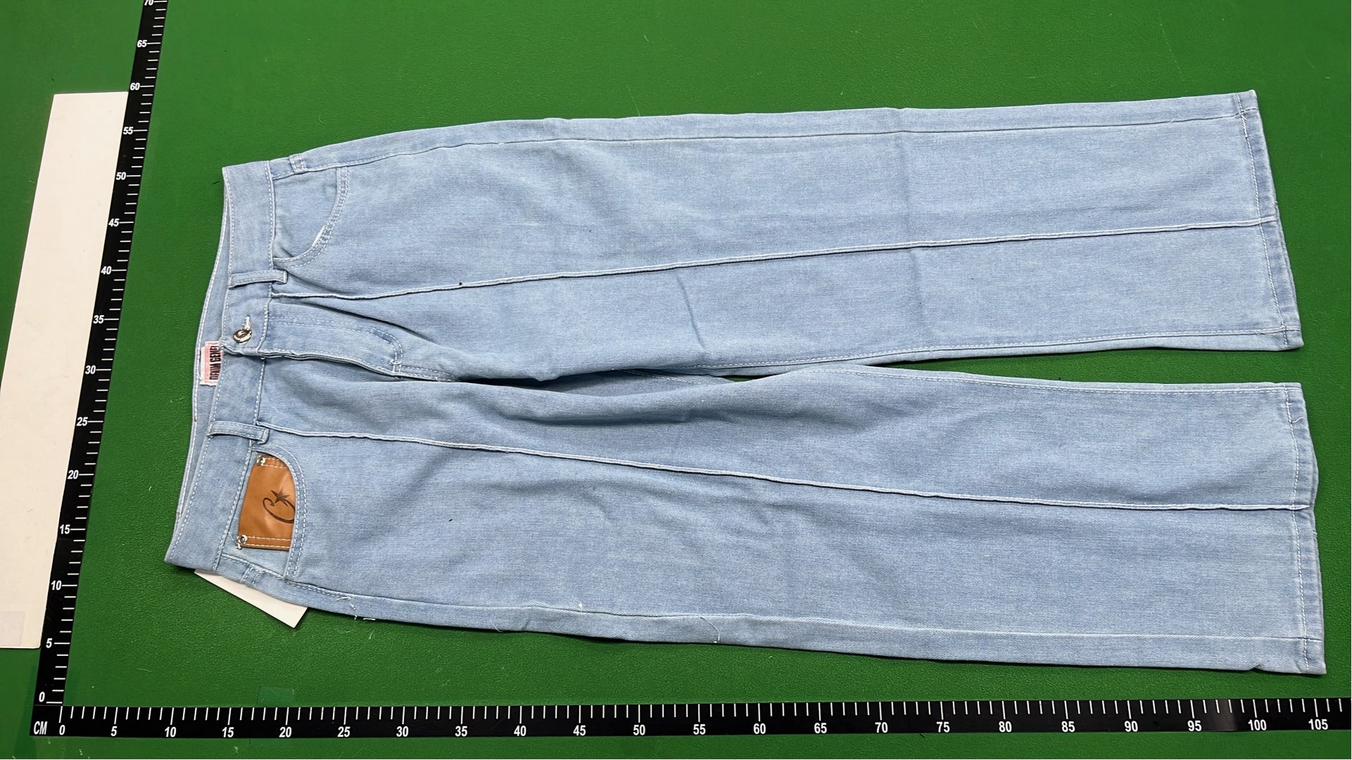 CLOT x fragment design Denim Pants with Unique Back Patches