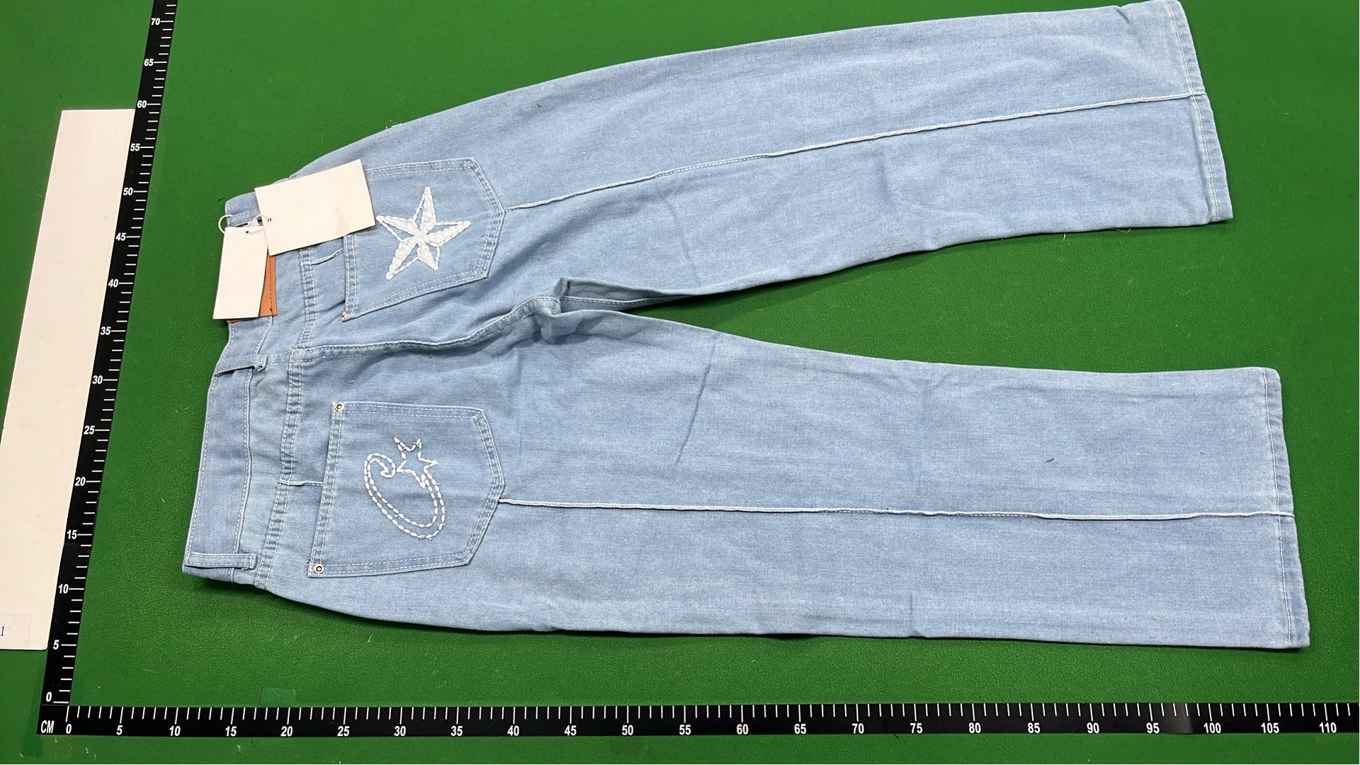 CLOT x fragment design Denim Pants with Unique Back Patches