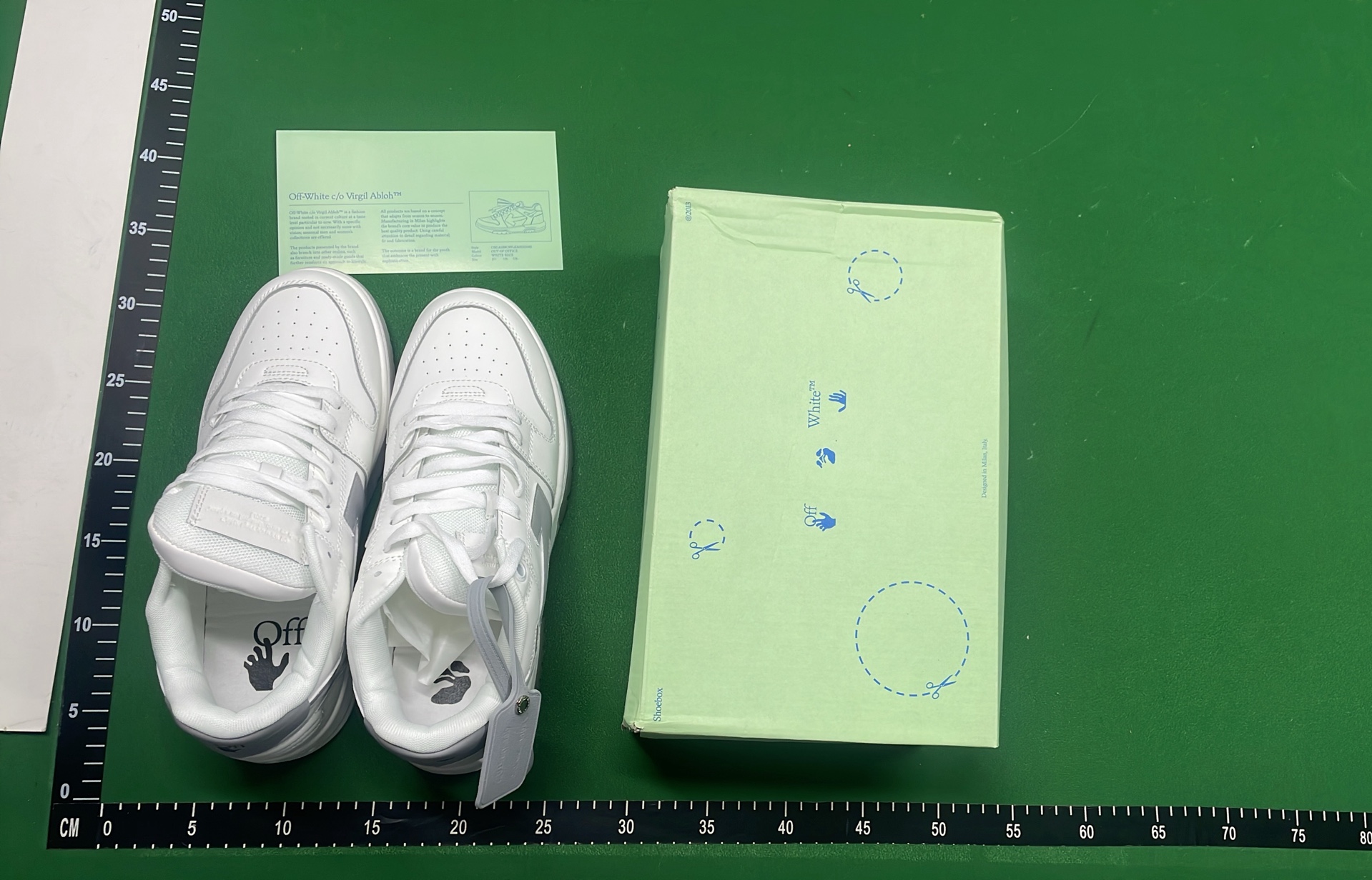 White and Black Arrow Design Sneakers by TOPMADE