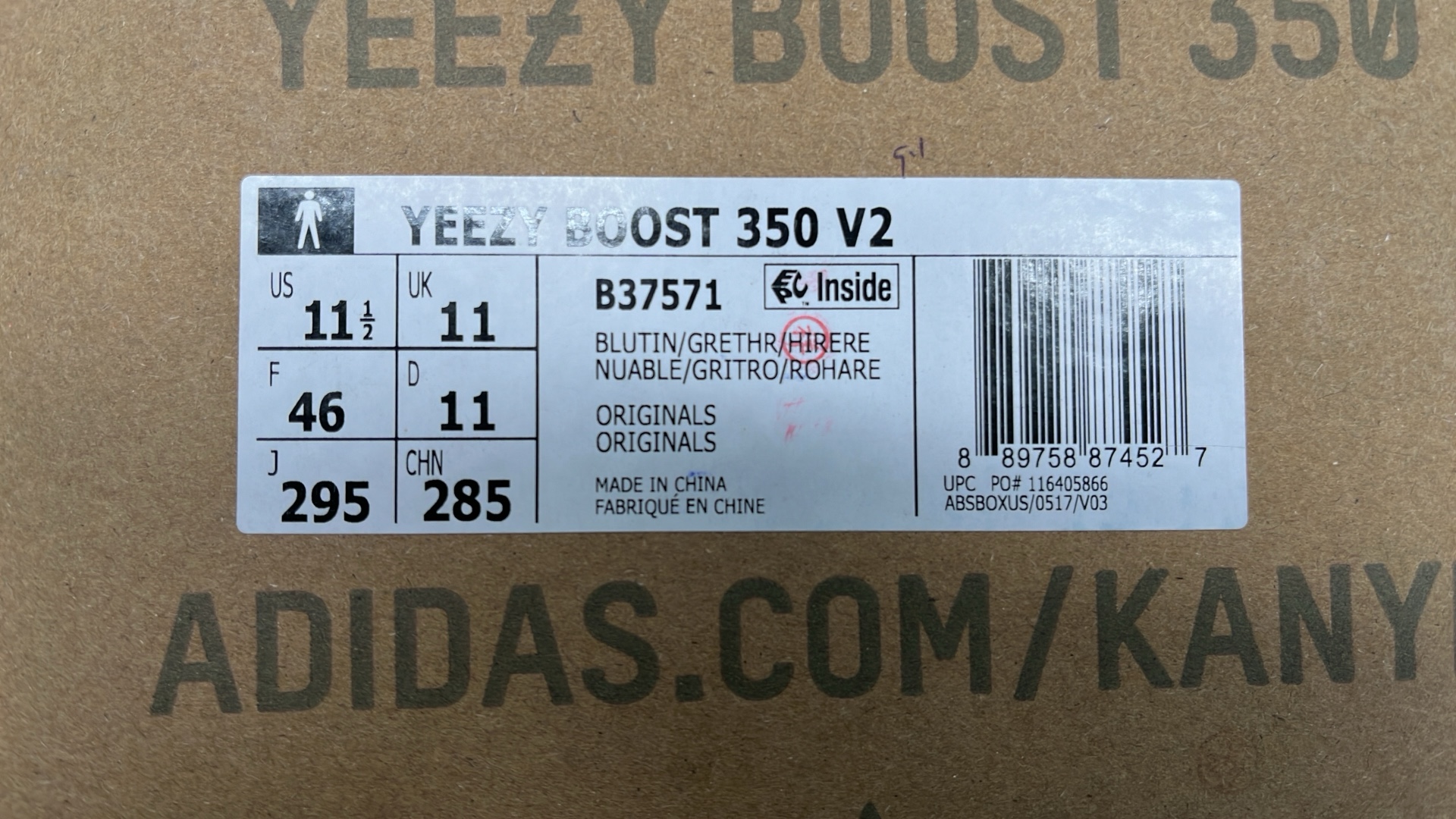 Yeezy Boost 350 V2 White Grey Sneakers