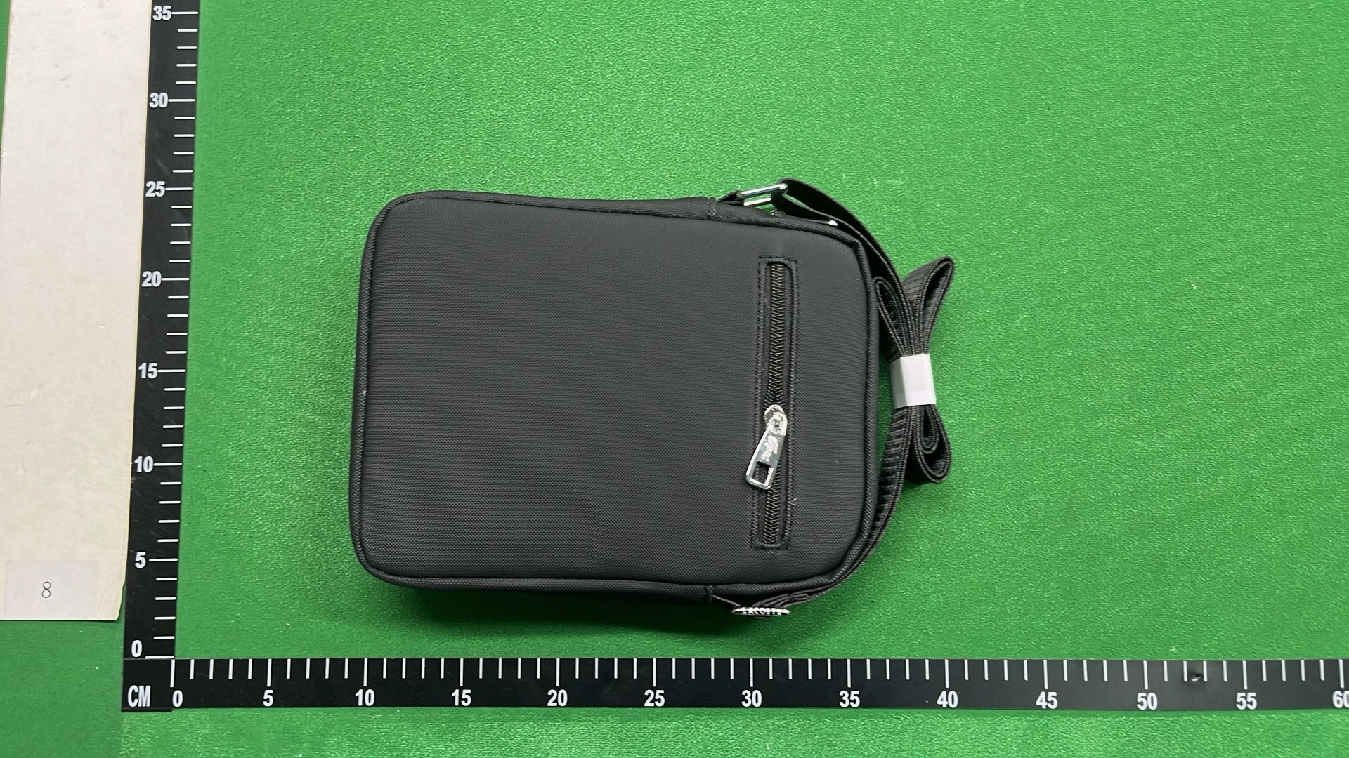 LACOSTE Black Crossbody Bag with Embossed Logo