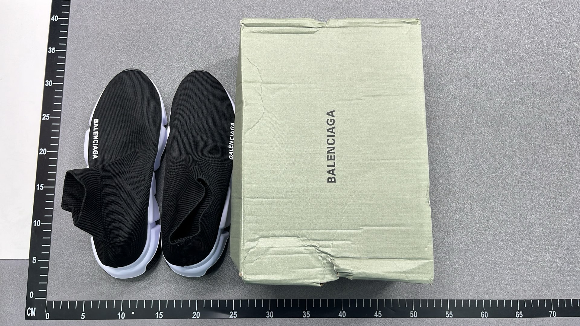 Balenciaga Speed Trainer Sneakers Black White Red Green