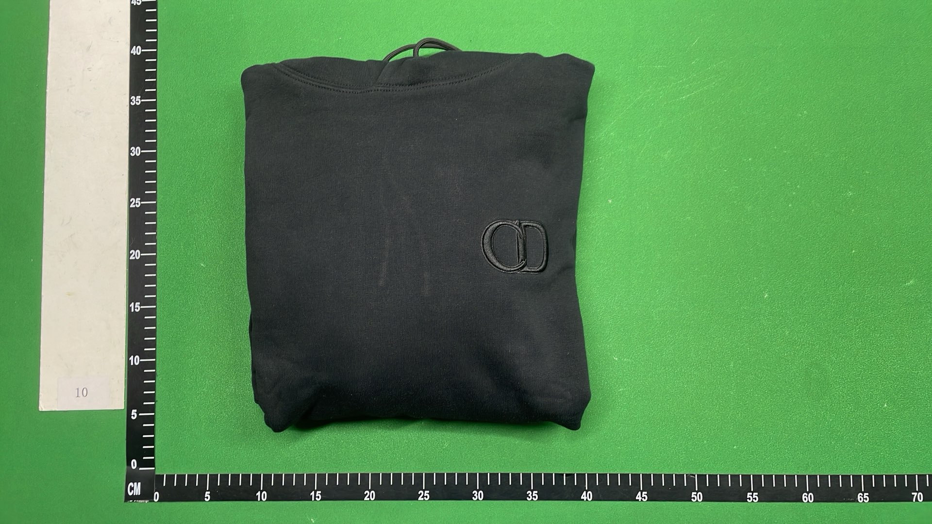 Men's Black Hoodie with Striped Design and Logo
