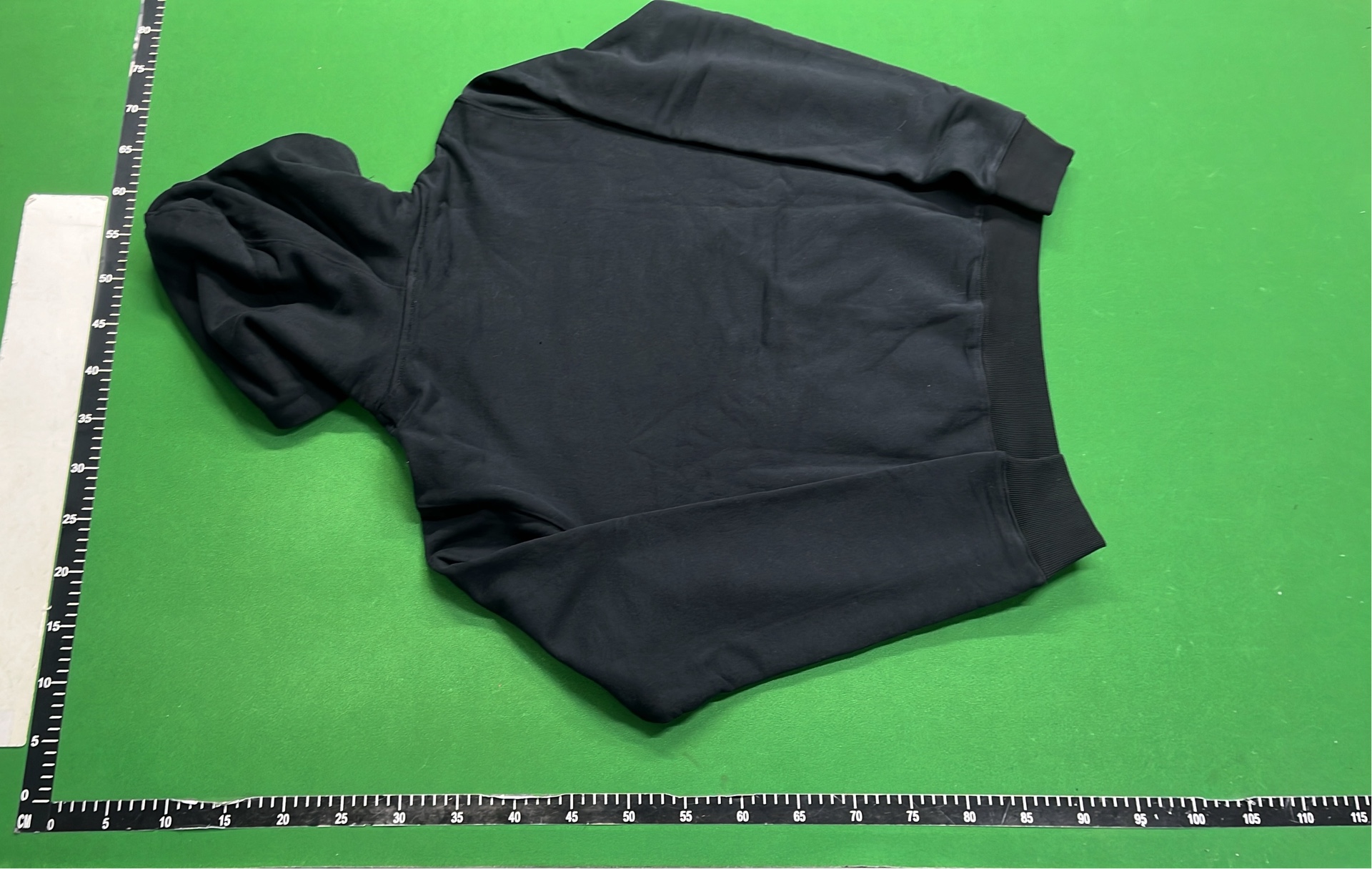 Men's Black Hoodie with Striped Design and Logo