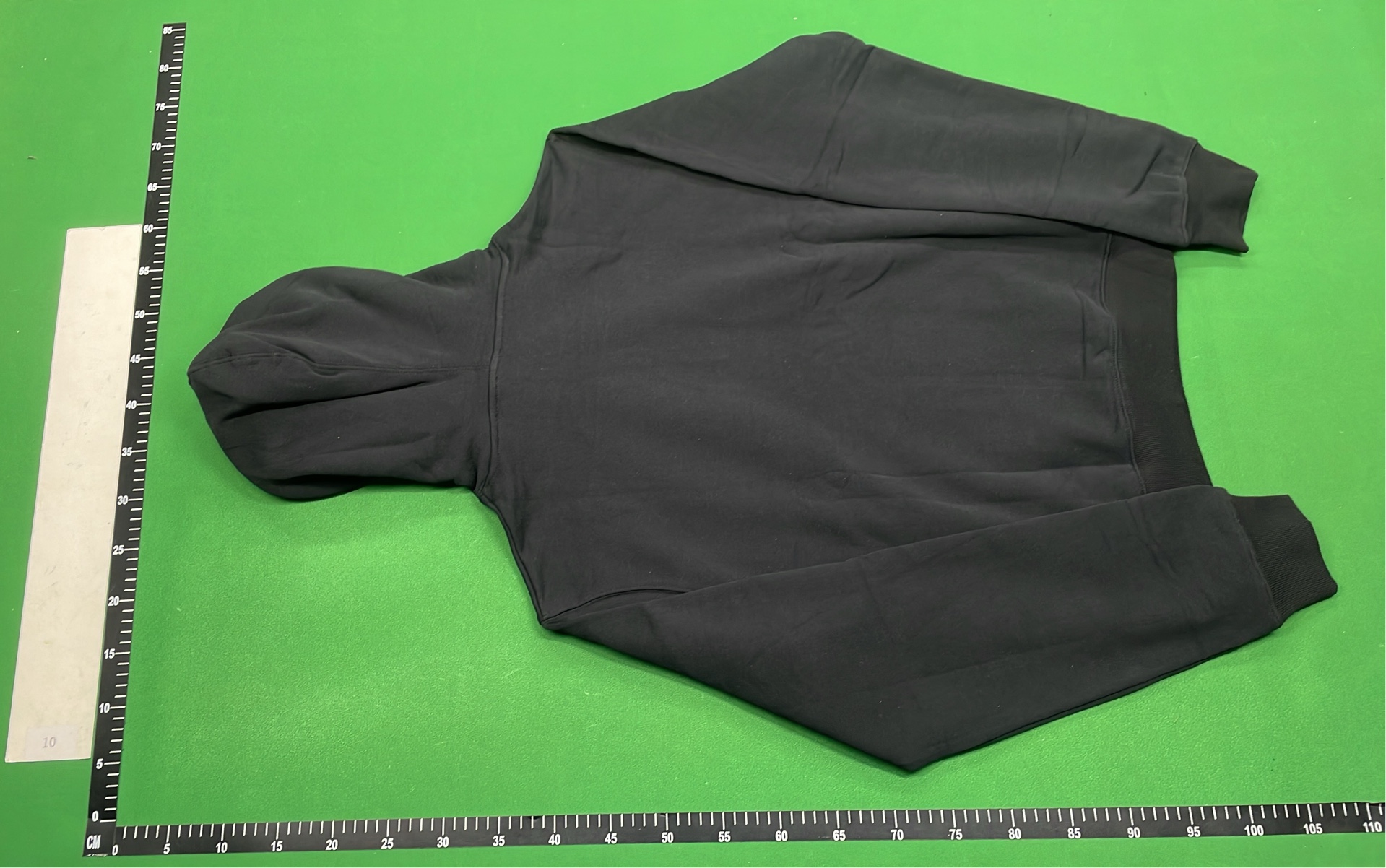 Men's Black Hoodie with Striped Design and Logo