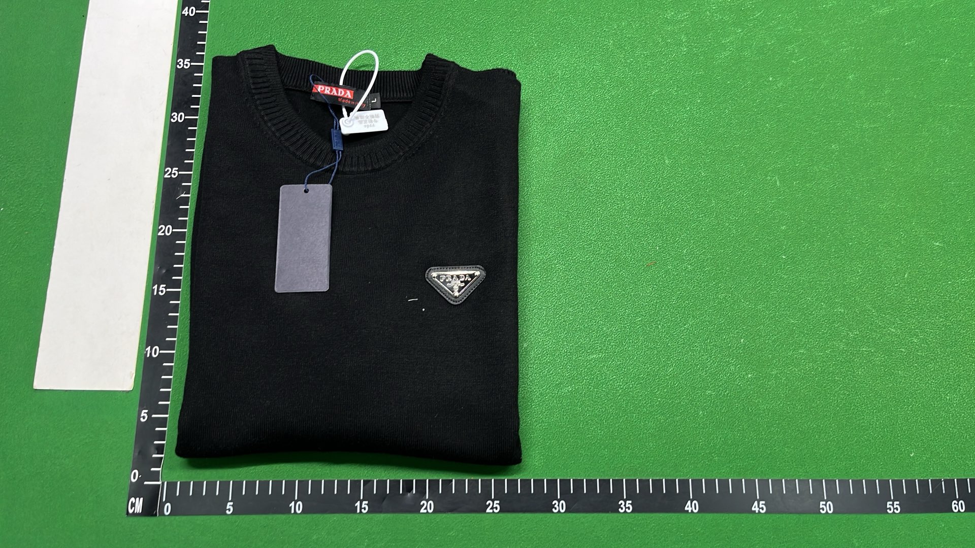 Prada Milano Logo Knit Sweater Black