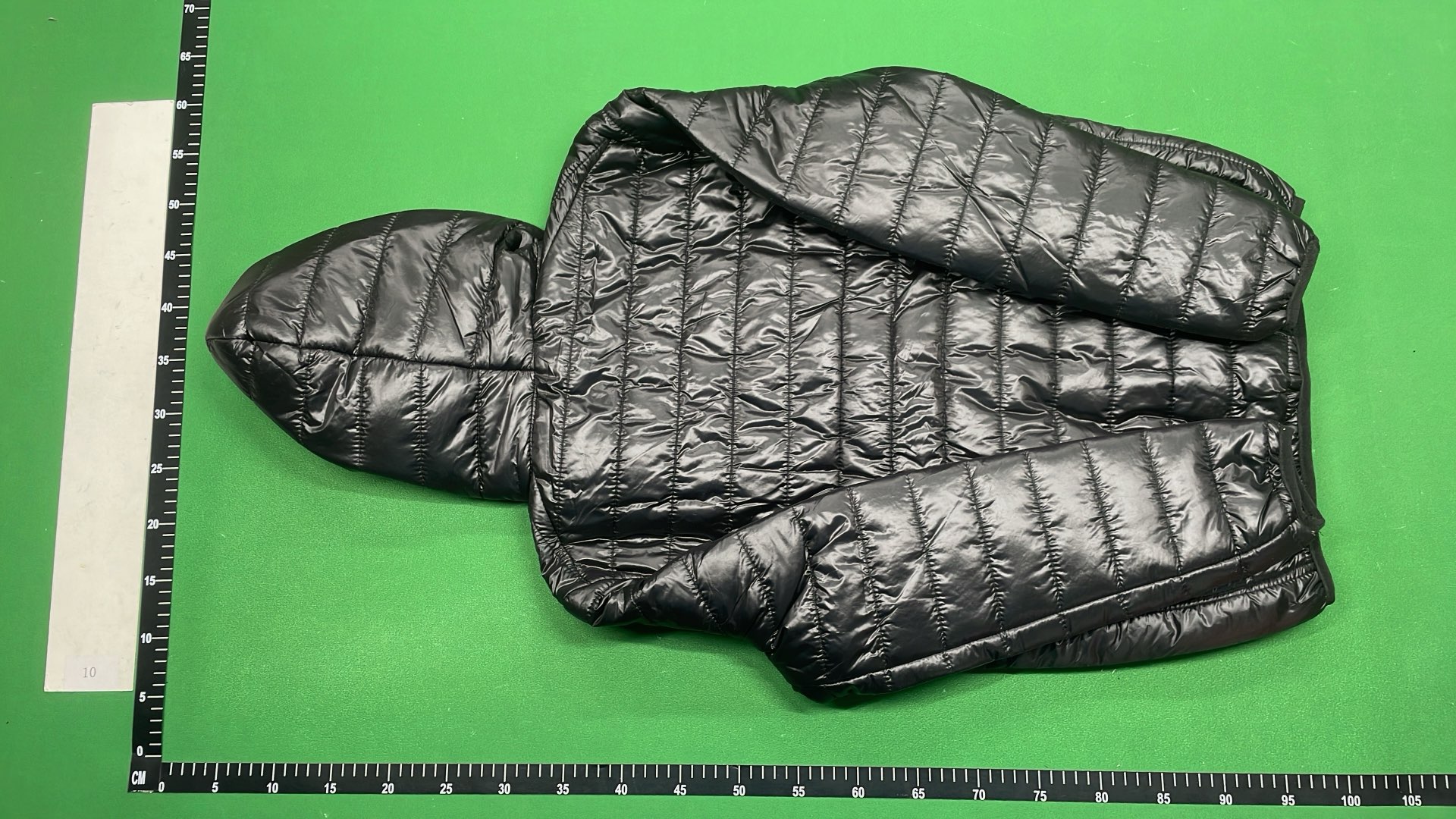 EA7 Black Hooded Puffer Jacket for Men - Lightweight Winter Coat