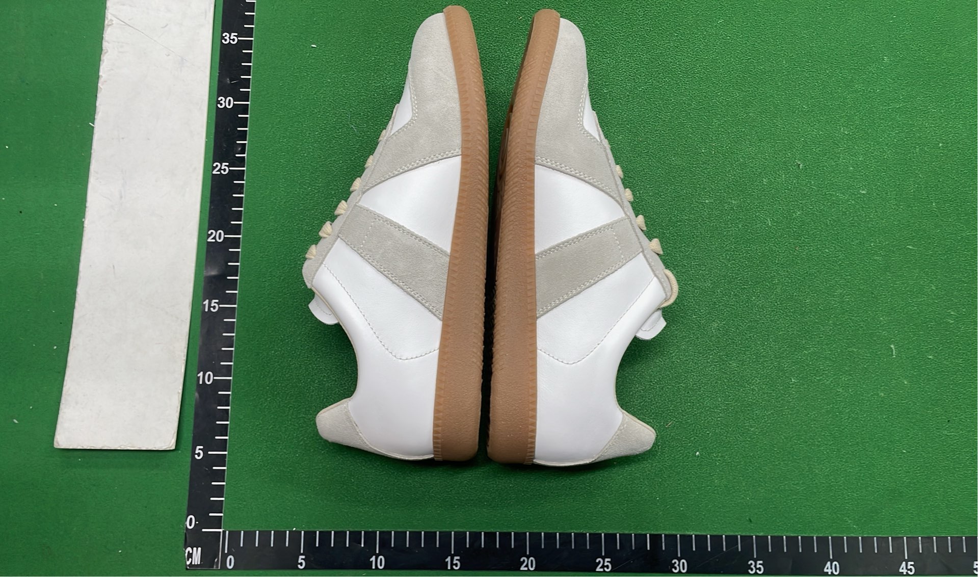 Beige Suede and Leather Sneakers for Women
