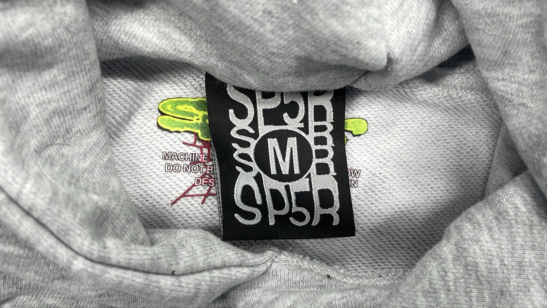 Sp5der Spider Web Hoodie - Brown with Pink Design