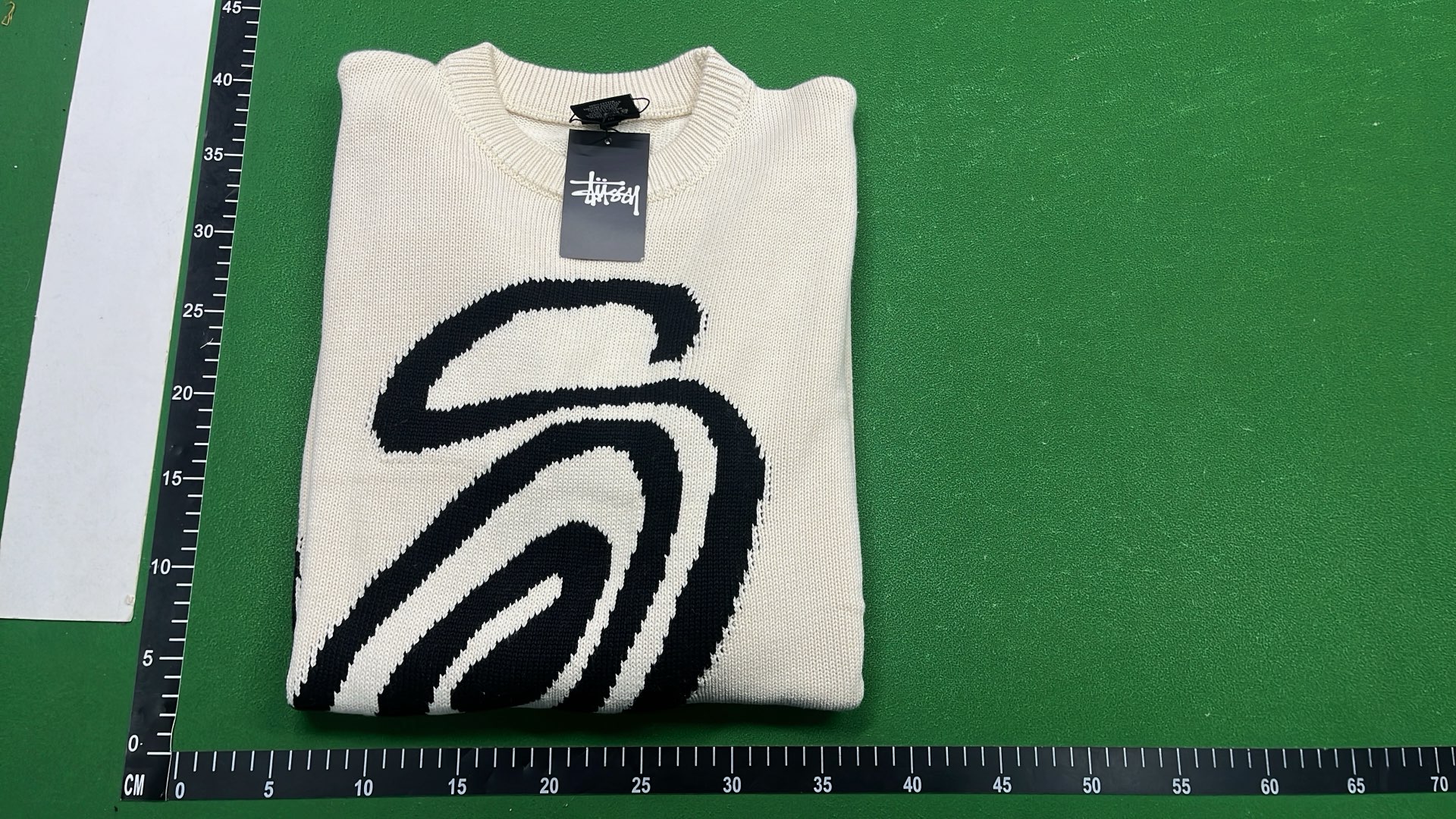 Stussy Workgear Knit Sweater - Cream