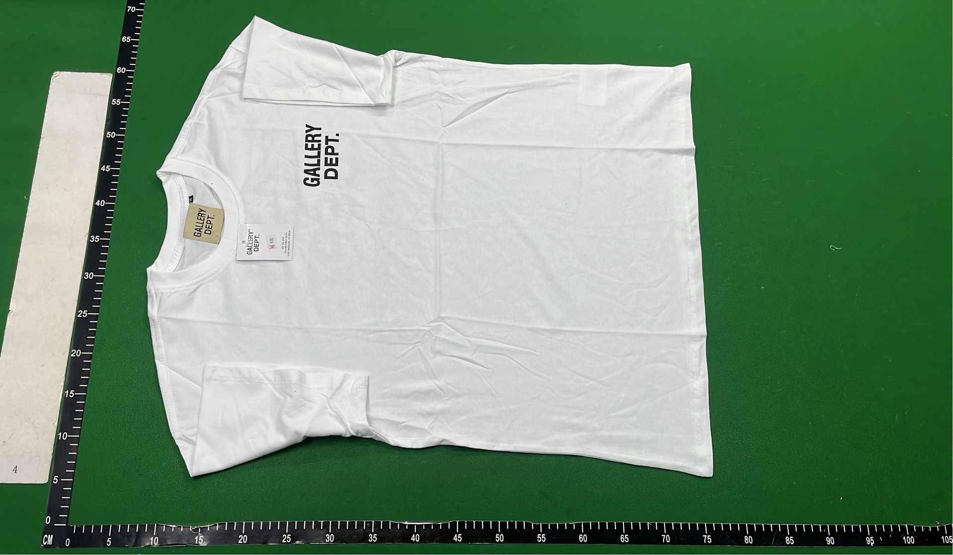Gallery Dept. Black T-Shirt with Orange Logo