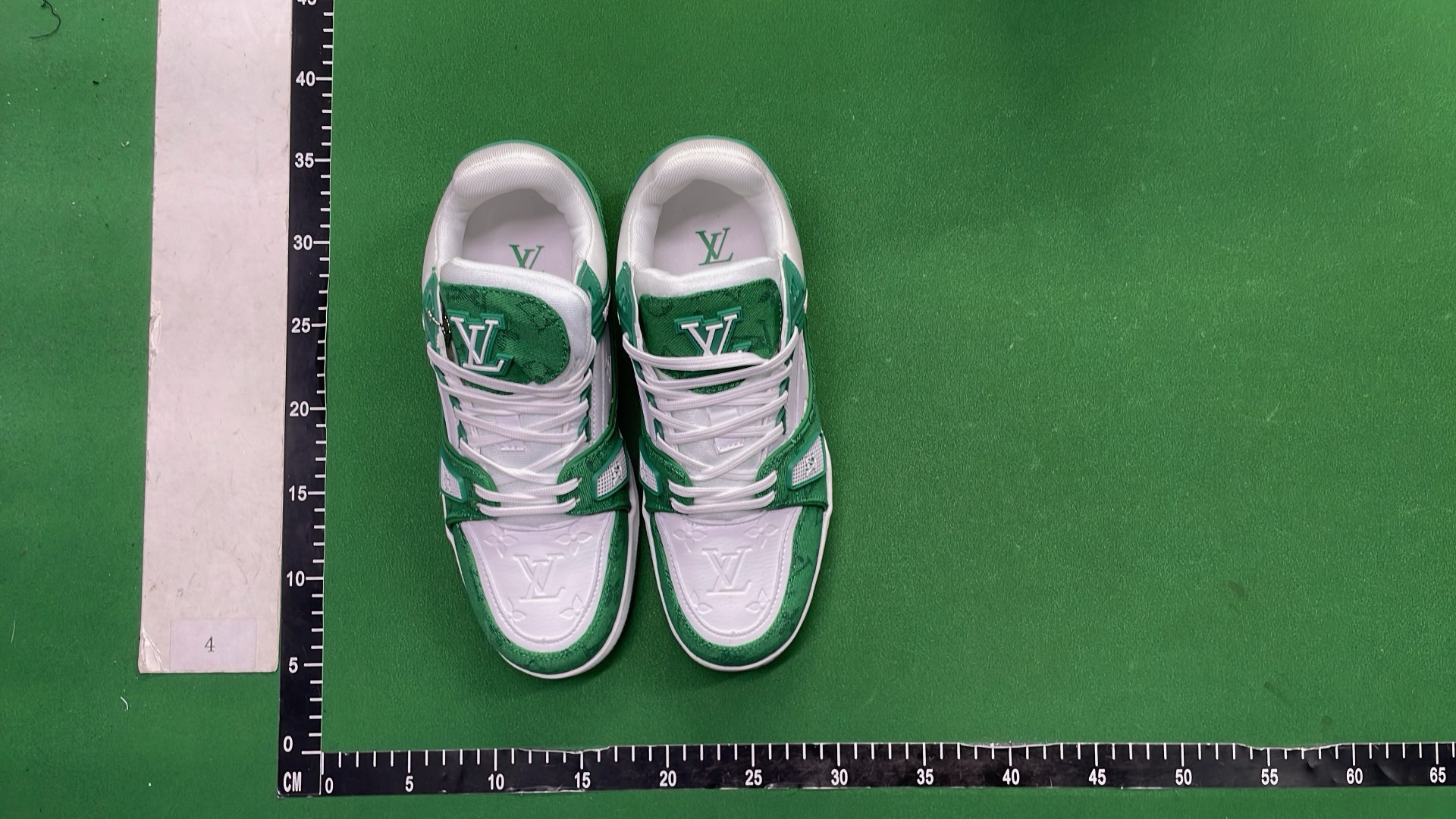 LV Trainer Monogram Sneakers Black White