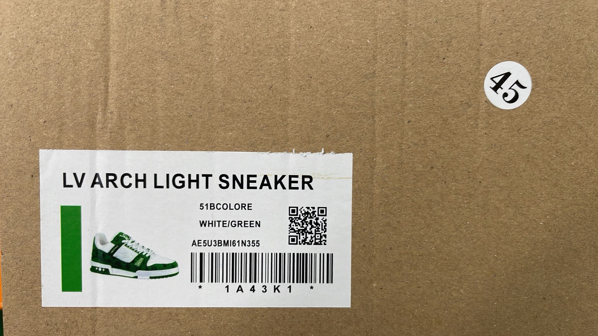 LV Trainer Monogram Sneakers Black White