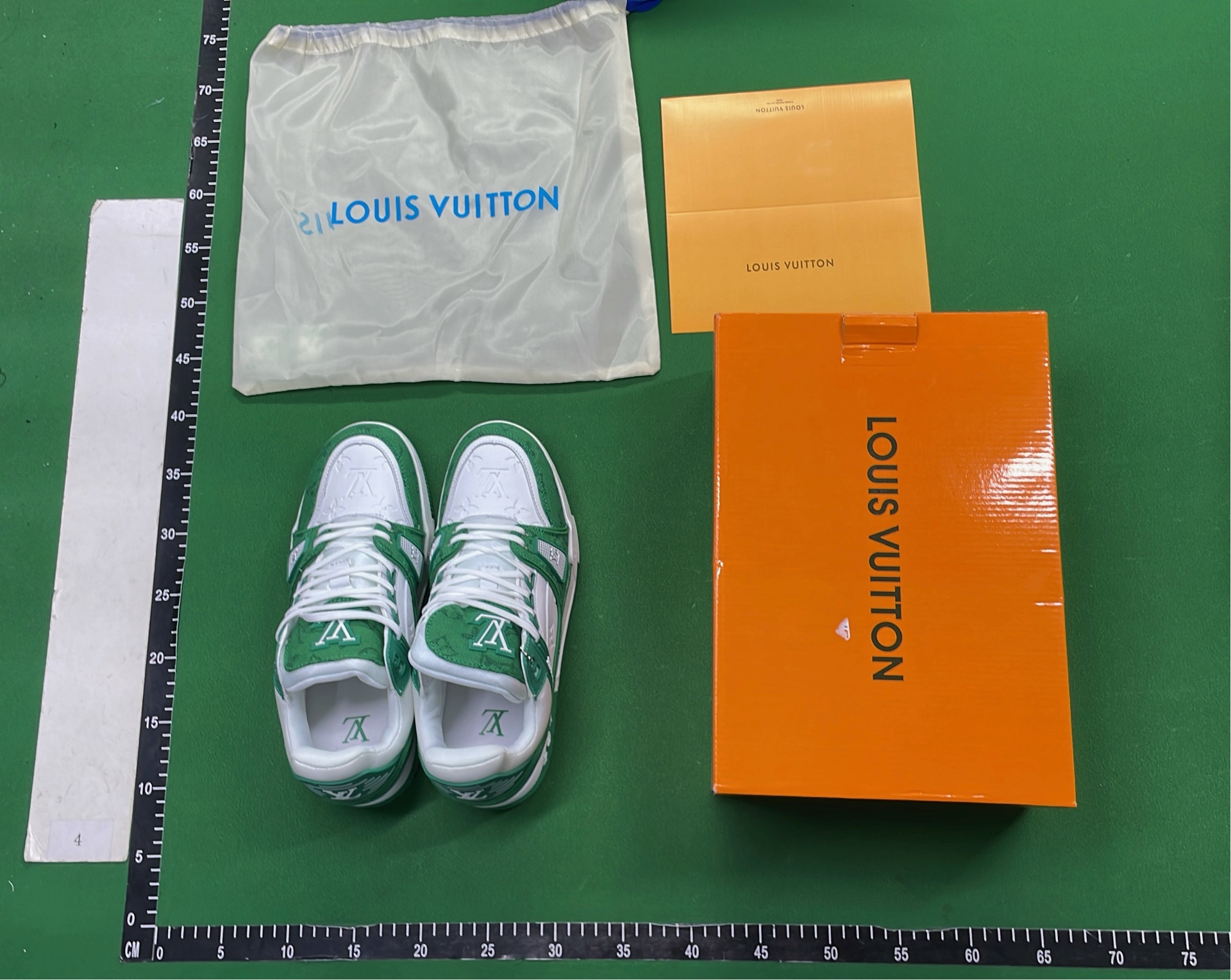 LV Trainer Monogram Sneakers Black White