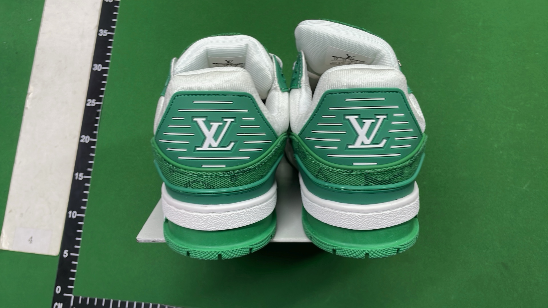 LV Trainer Monogram Sneakers Black White