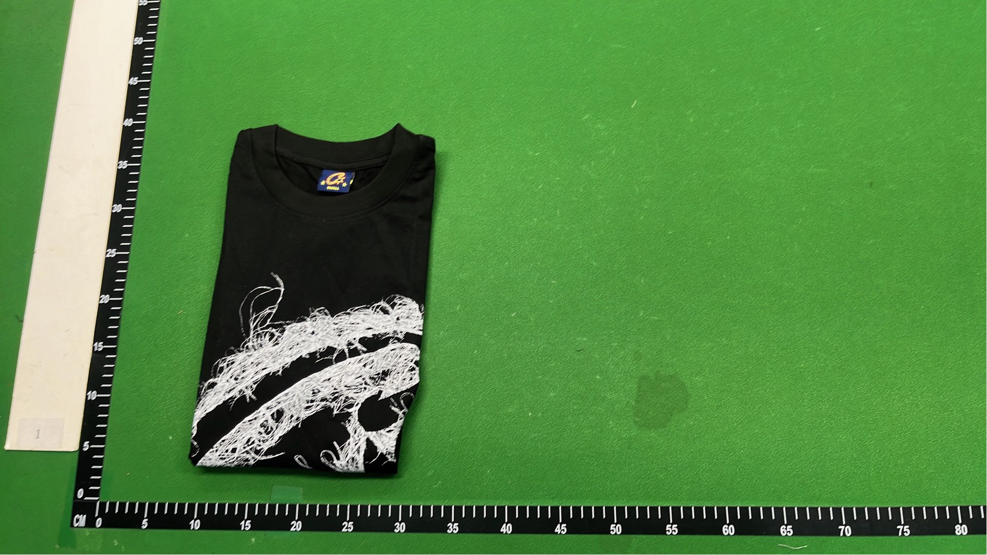 Abstract Brushstroke Black T-Shirt