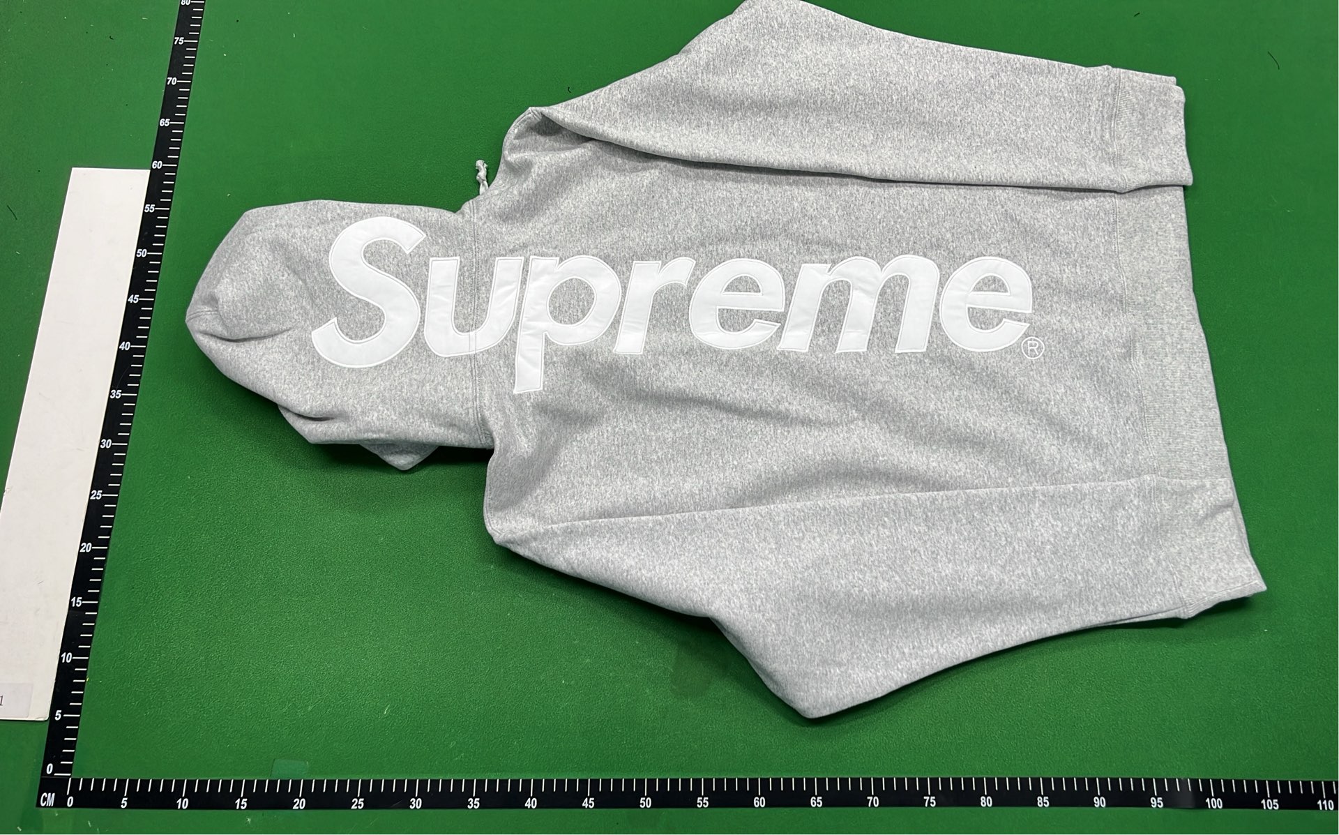 Supreme Black Hoodie with White Logo