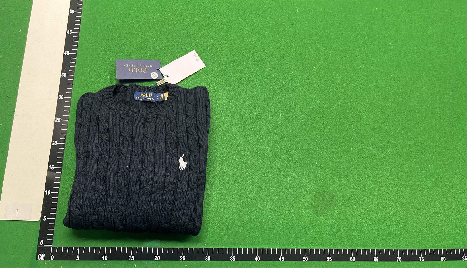 Ralph Lauren Cable Knit Polo Sweater - Men's Long Sleeve