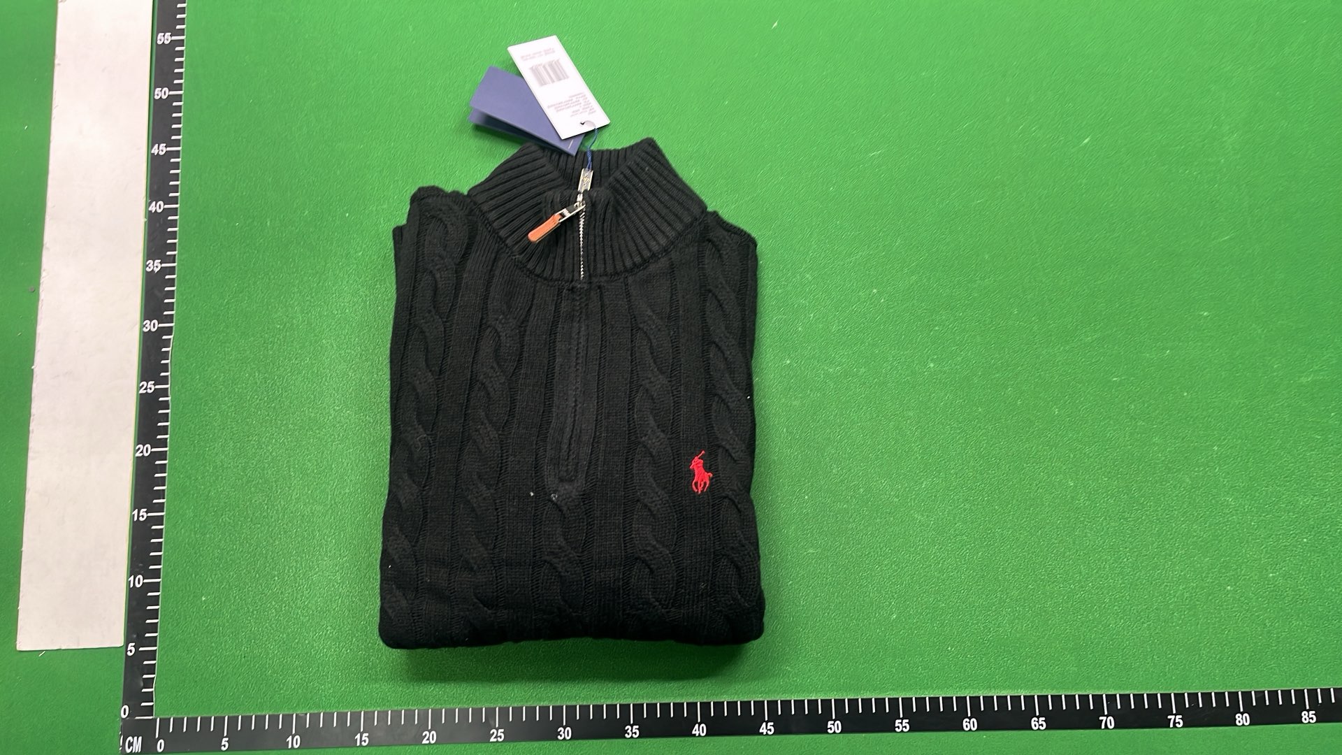 Ralph Lauren Cable Knit Polo Sweater - Men's Long Sleeve