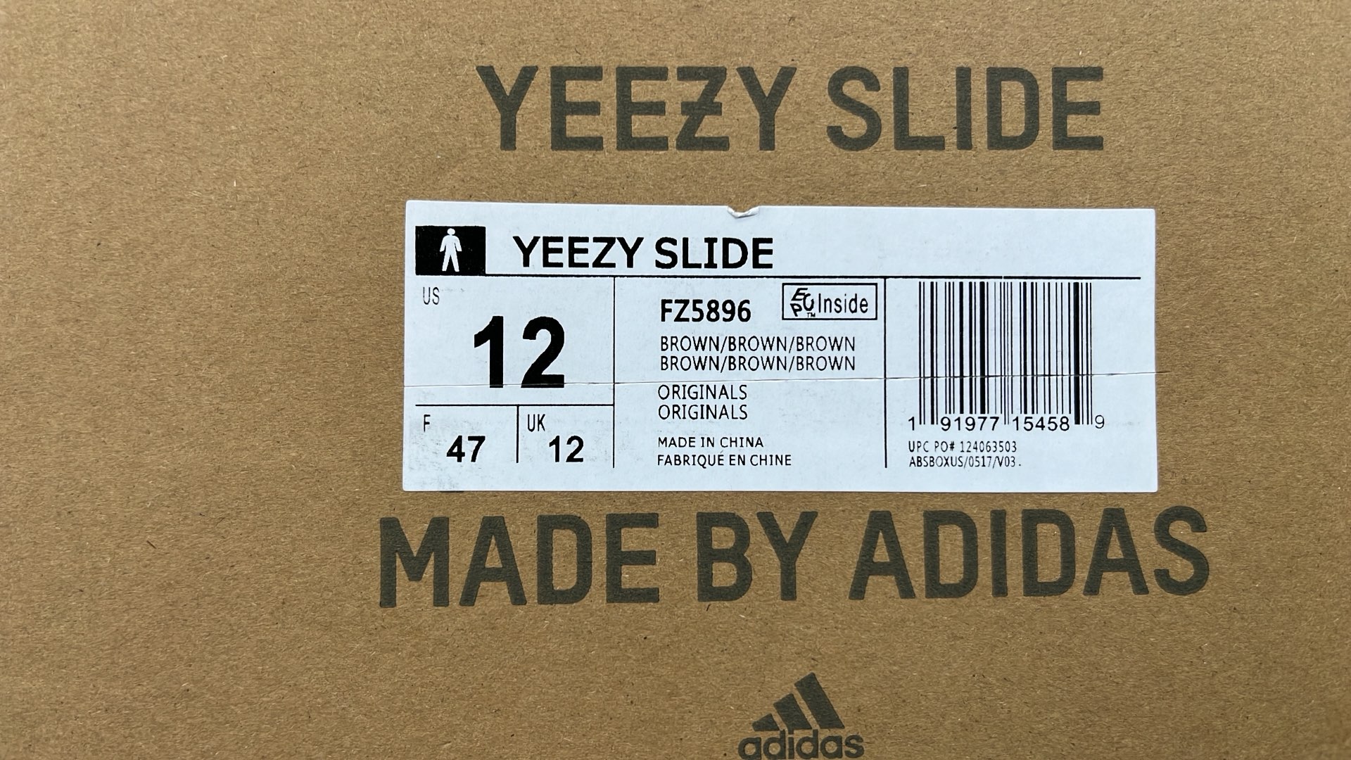 Yeezy Slide Cream Beige Unisex Slides FW6345