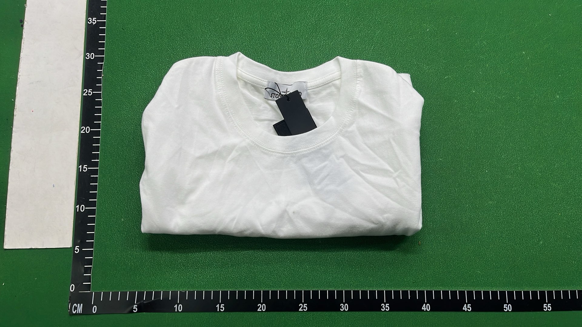 Stone Island Black T-Shirt with Logo Patch