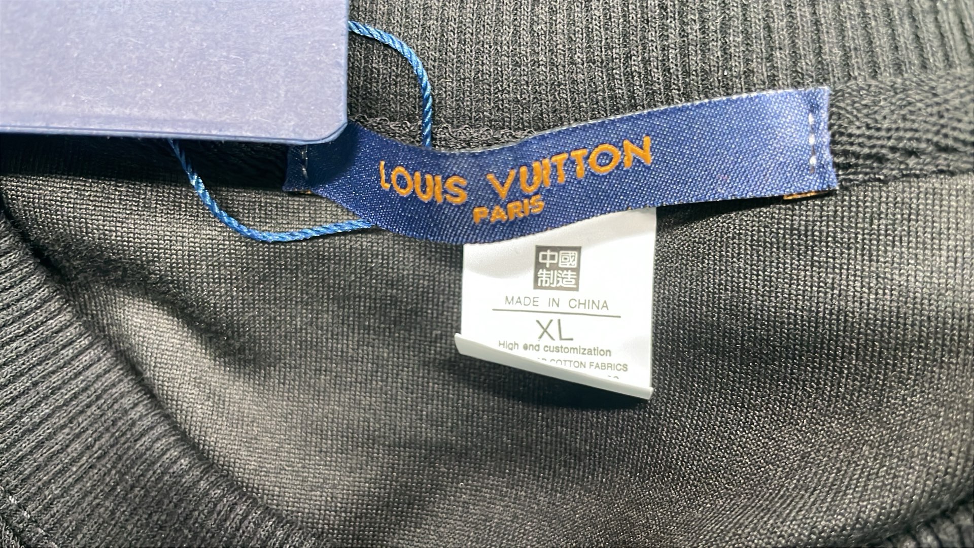 Louis Vuitton Printed Sweatshirt Men's Fashion Streetwear