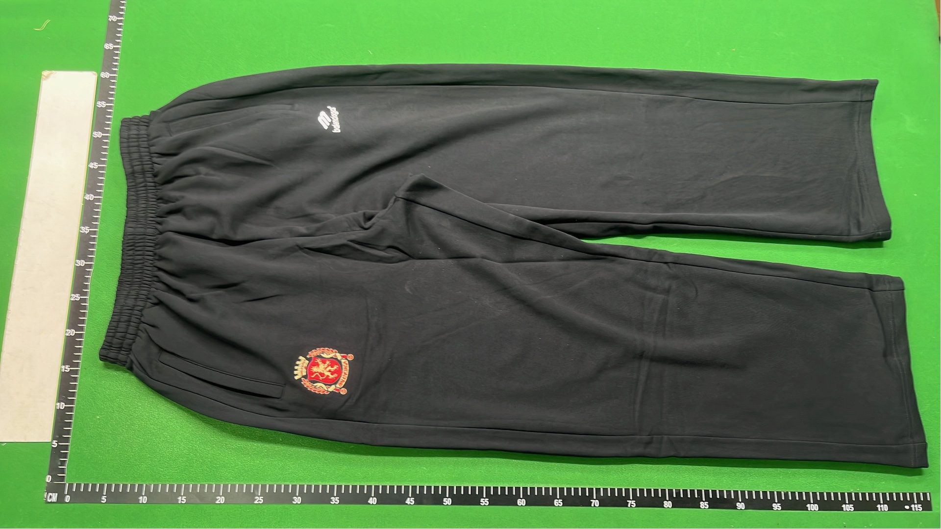 Balenciaga Logo Embroidered Track Pants - Black