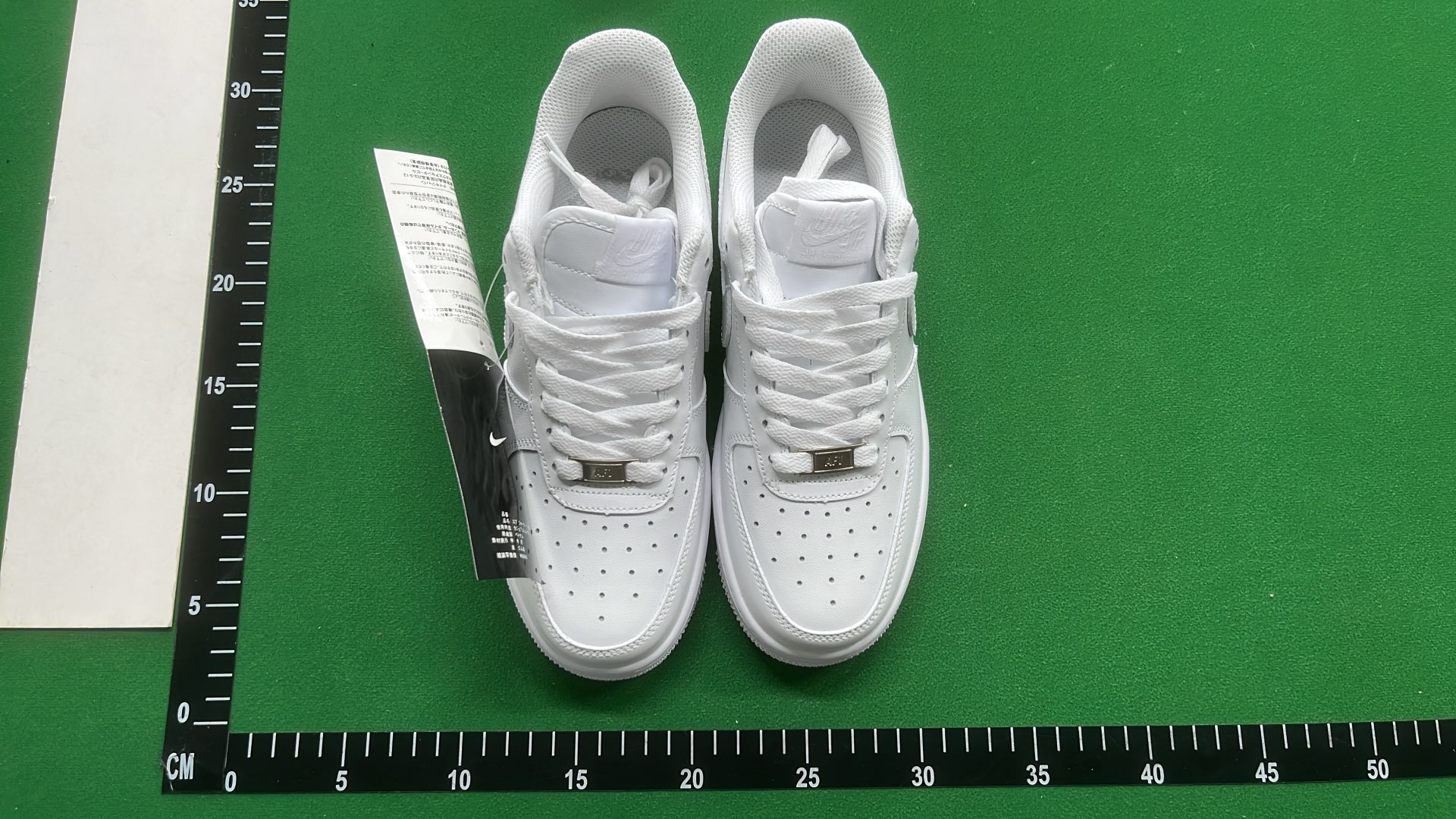 Nike Air Force 1 White Leather Sneakers
