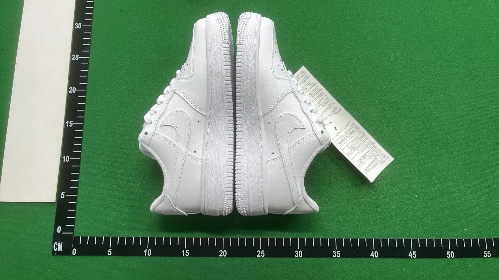 Nike Air Force 1 White Leather Sneakers