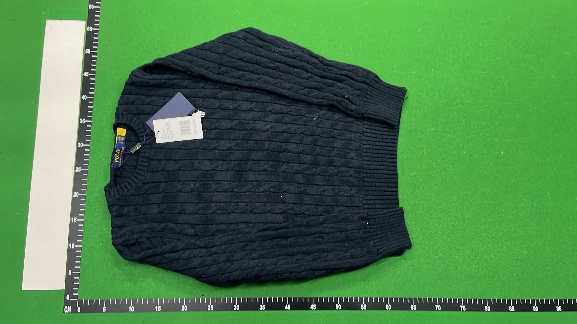 White Cable Knit Crewneck Sweater for Men