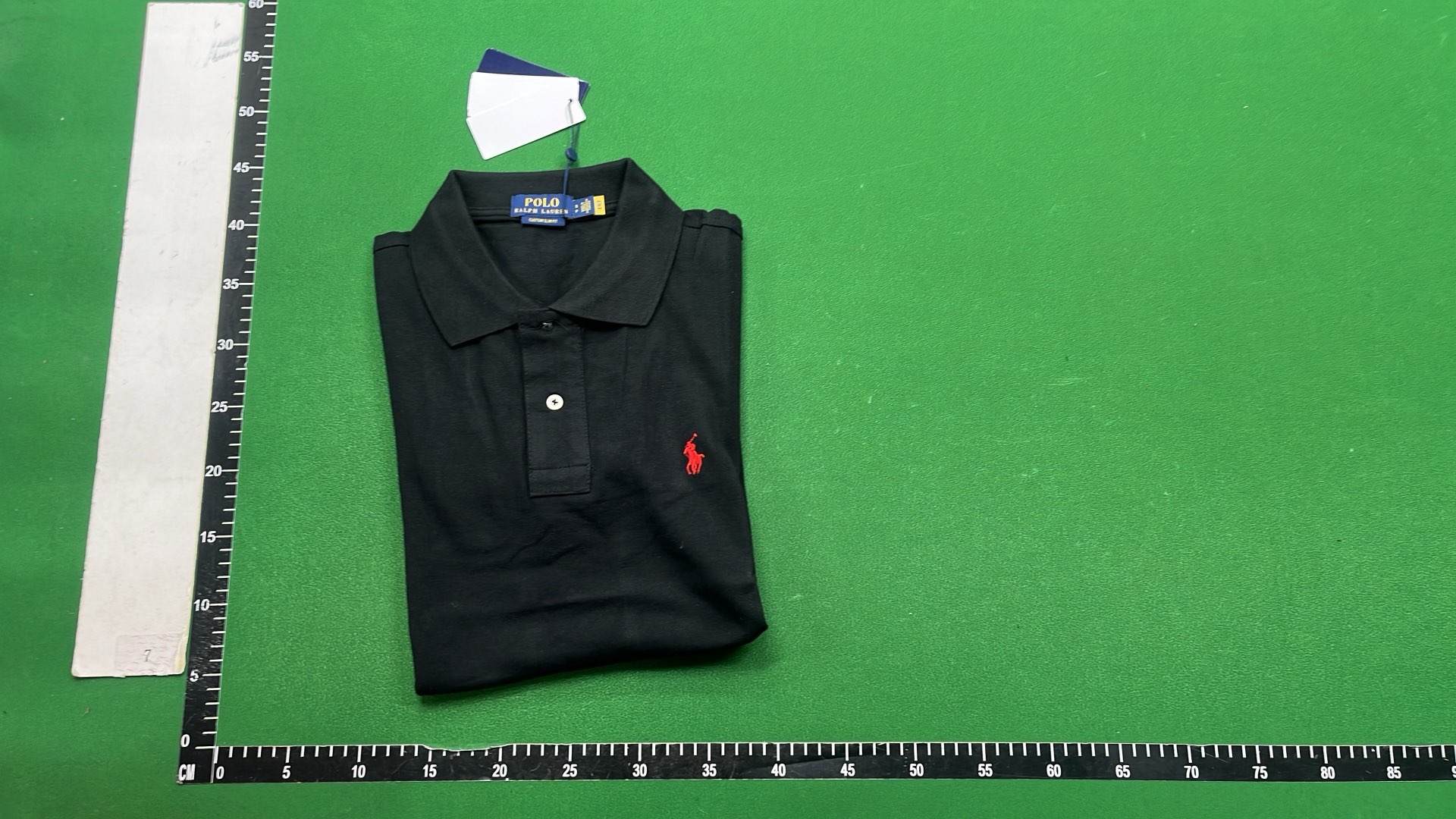 Pink Polo Shirt with Blue Logo